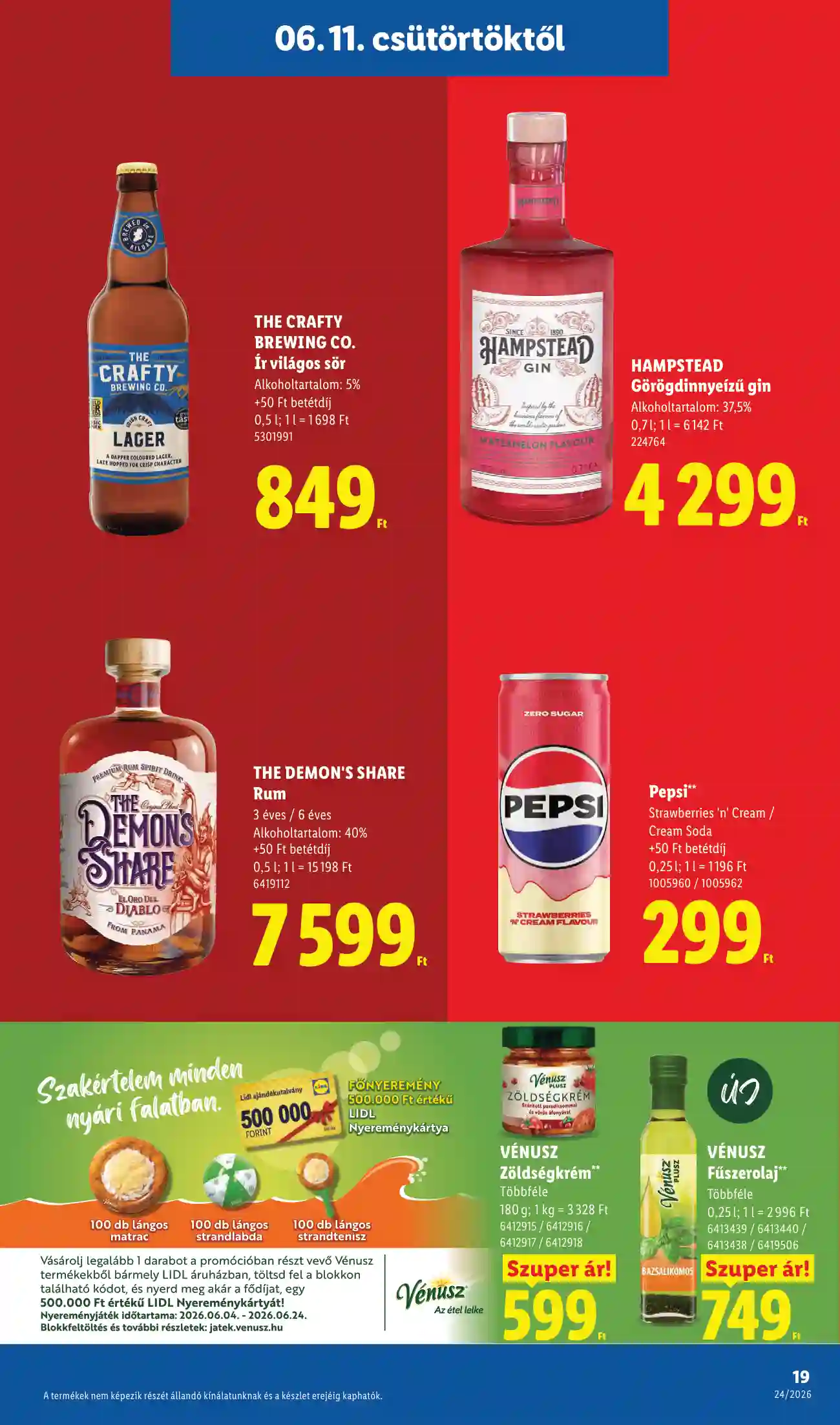 Lidl akciós újság 24. hét (Érvényes 06.11-től) (11 oldal)