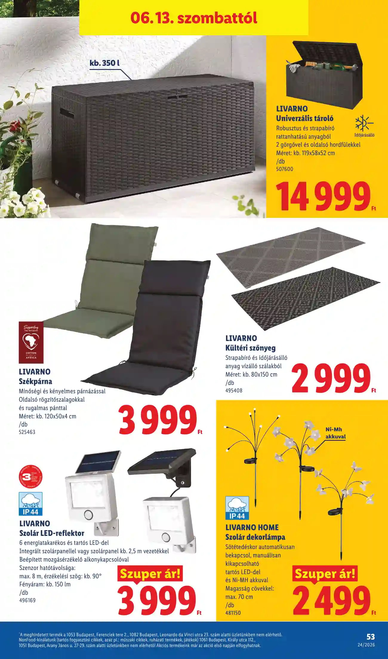 Lidl akciós újság 24. hét (Érvényes 06.11-től) (49 oldal)
