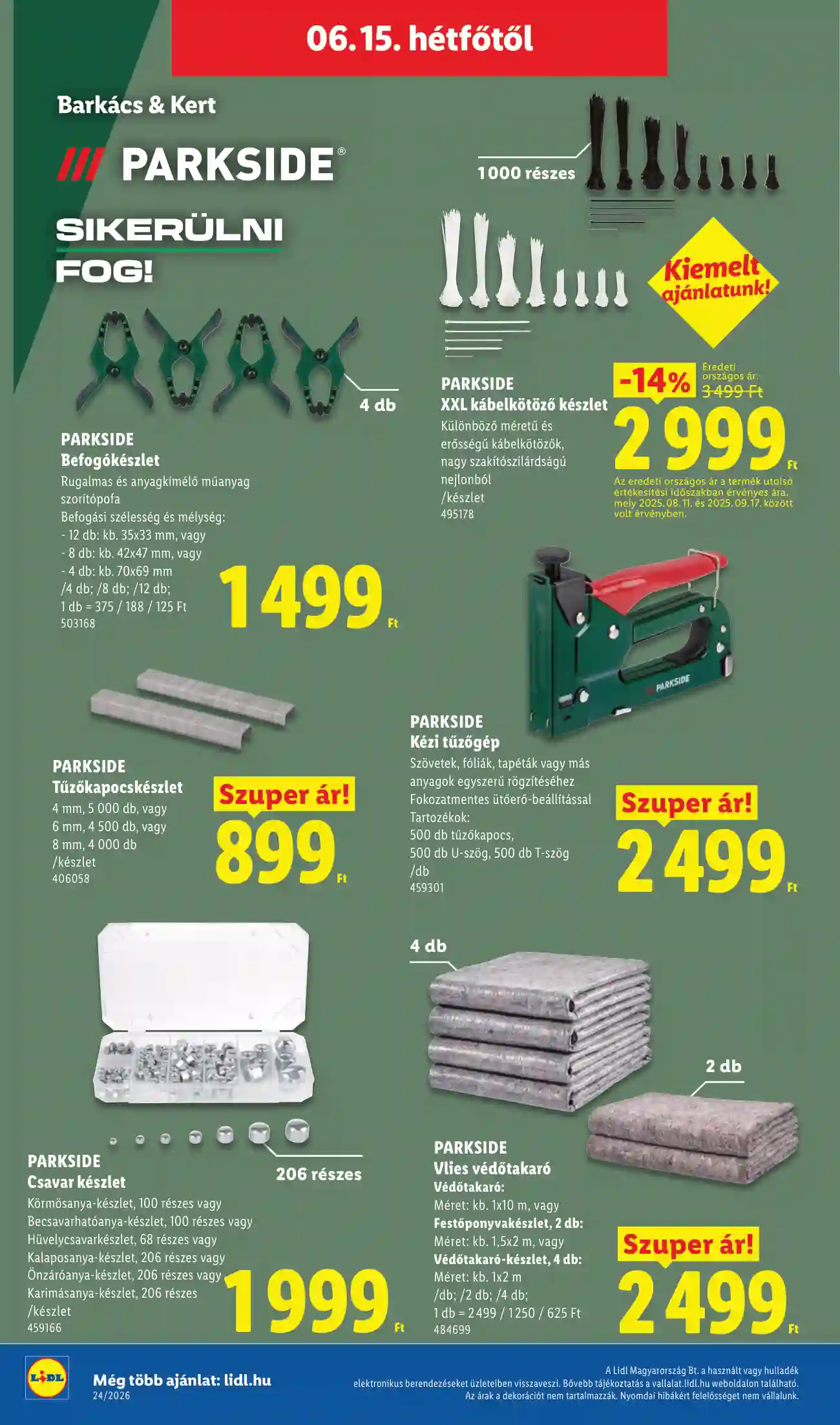 Lidl akciós újság 24. hét (Érvényes 06.11-től) (59 oldal)