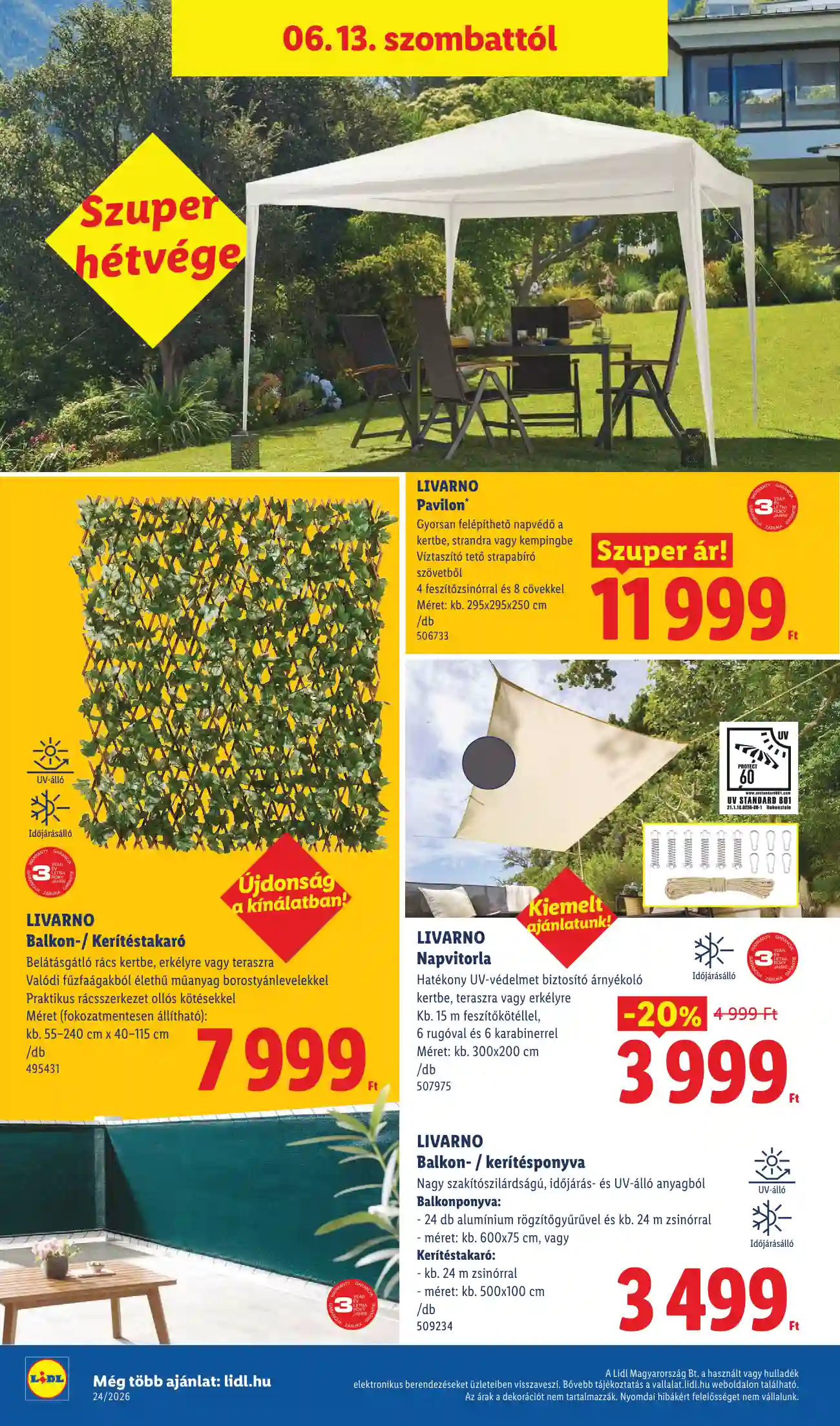 Lidl akciós újság 24. hét (Érvényes 06.11-től) (6 oldal)