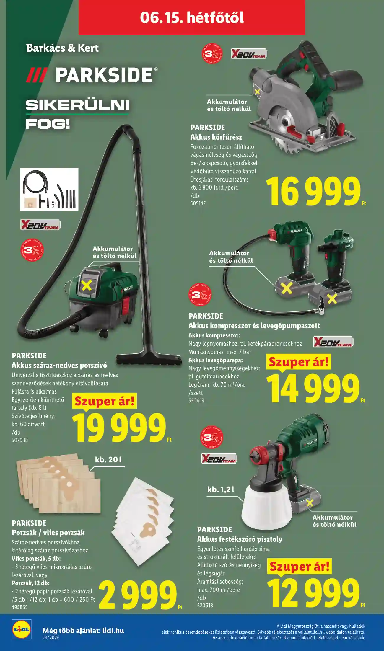 Lidl akciós újság 24. hét (Érvényes 06.11-től) (12 oldal)