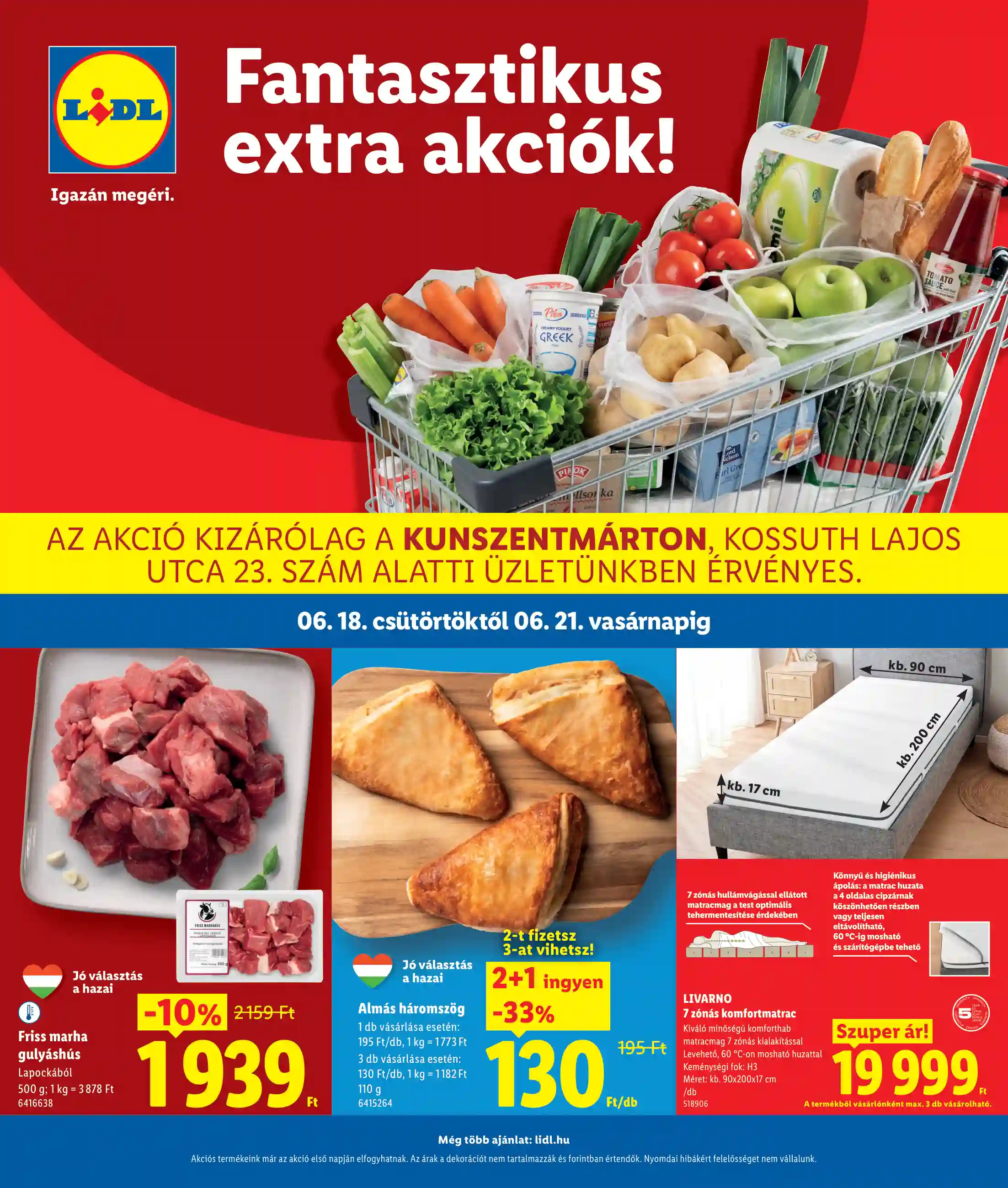 LIDL Regionális akciók – Kunszentmárton 25.hét