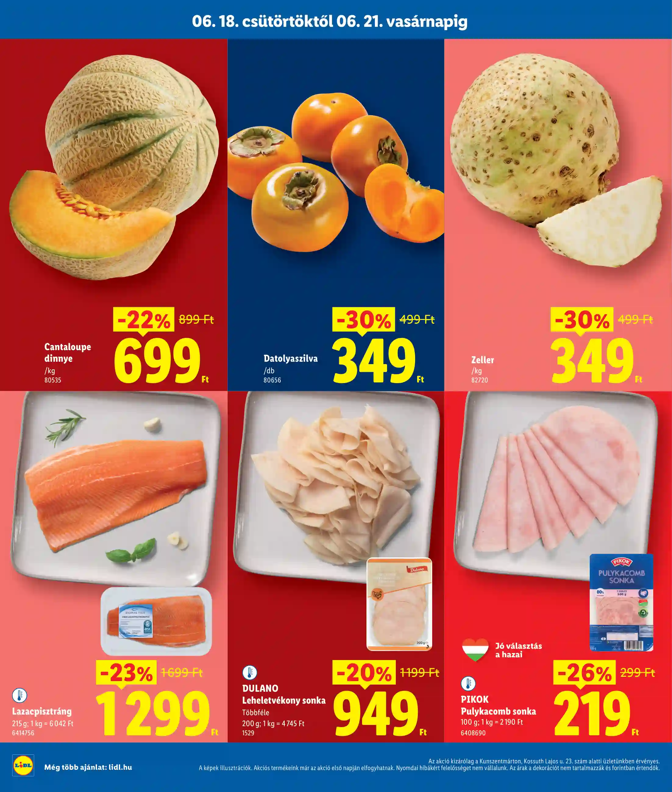 Lidl akciós újság 25. hét (Regionális akciók – Kunszentmárton) (2 oldal)