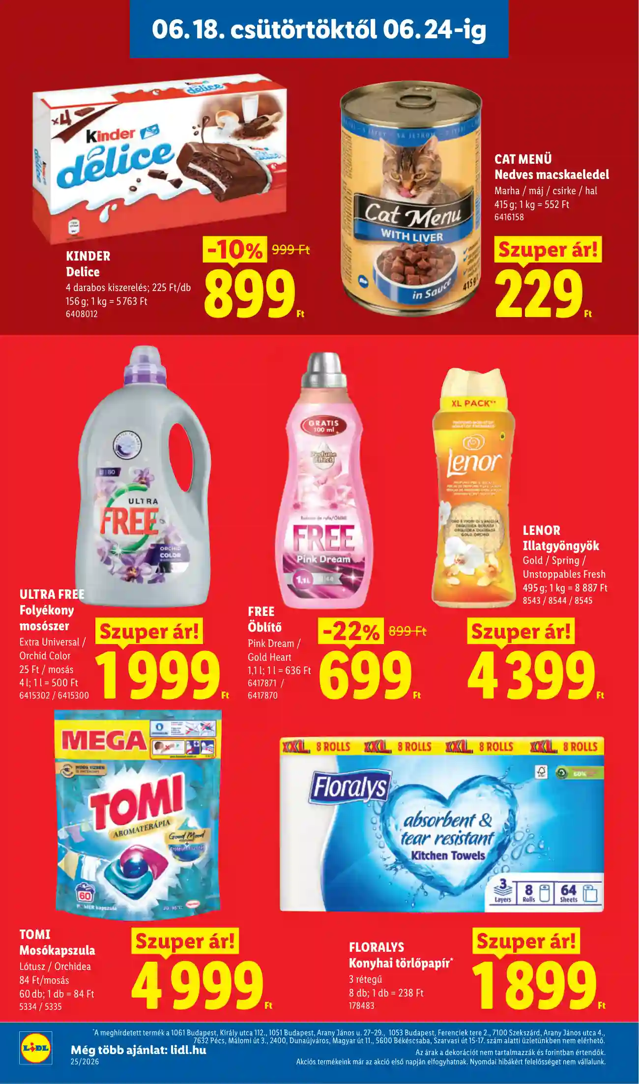 Lidl akciós újság 25. hét (Érvényes 06.18-tól) (6 oldal)