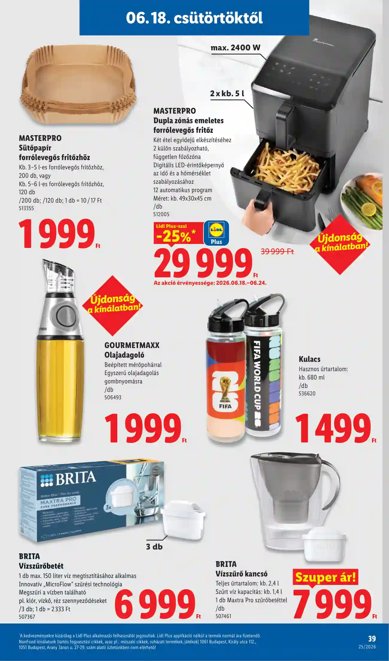 Lidl akciós újság 25. hét (Érvényes 06.18-tól) (33 oldal)