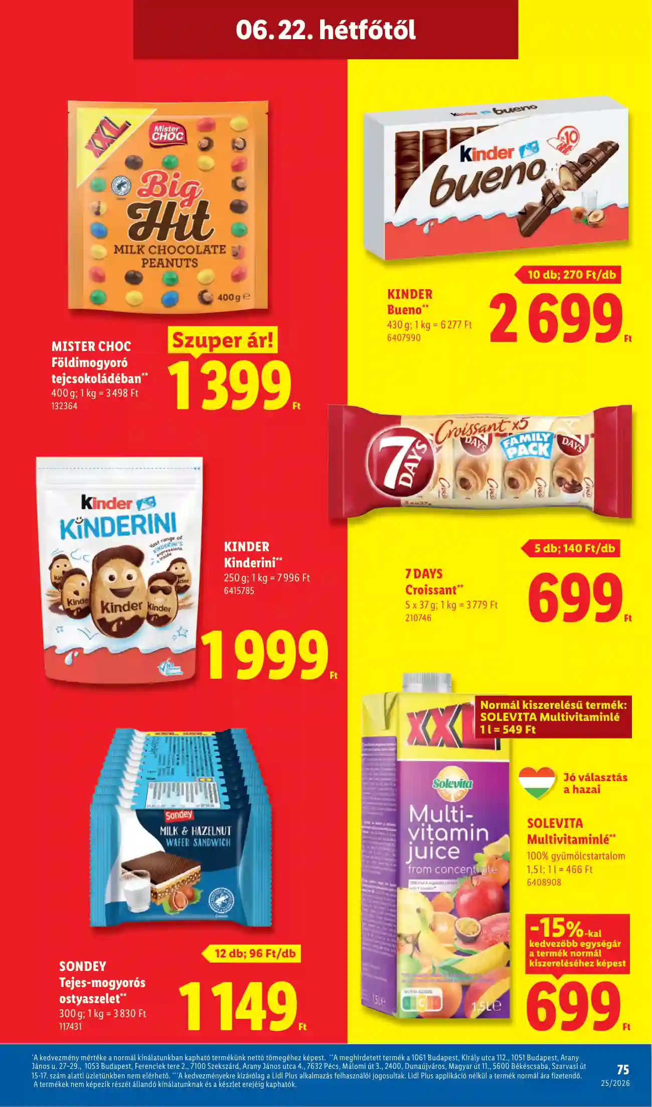 Lidl akciós újság 25. hét (Érvényes 06.18-tól) (73 oldal)