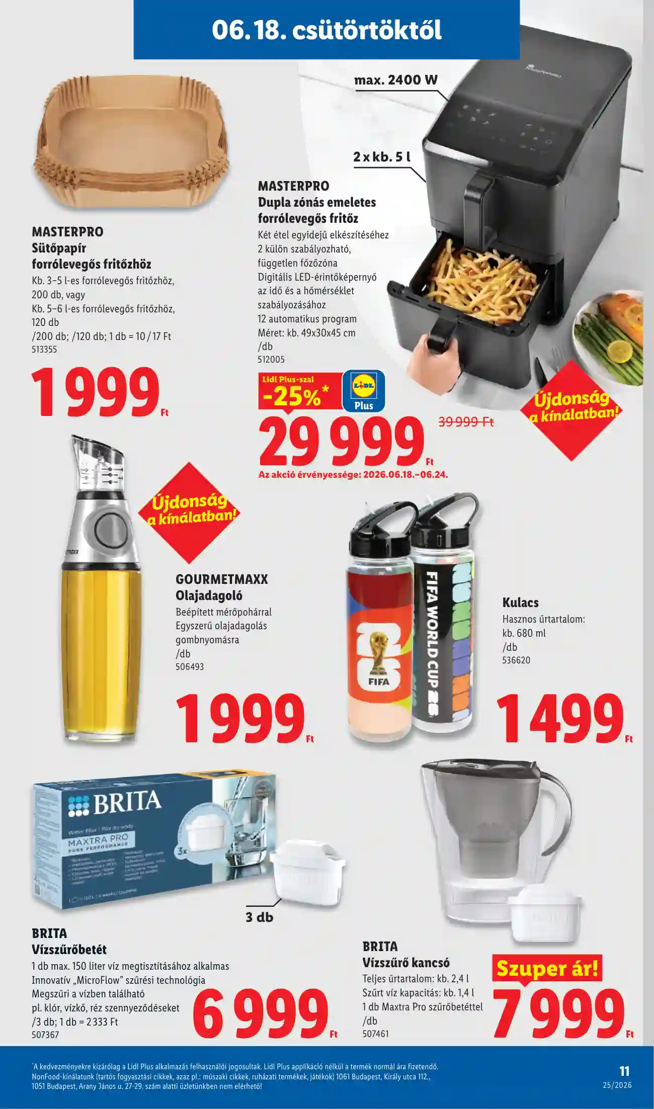 Lidl akciós újság 25. hét (Érvényes 06.18-tól) (3 oldal)