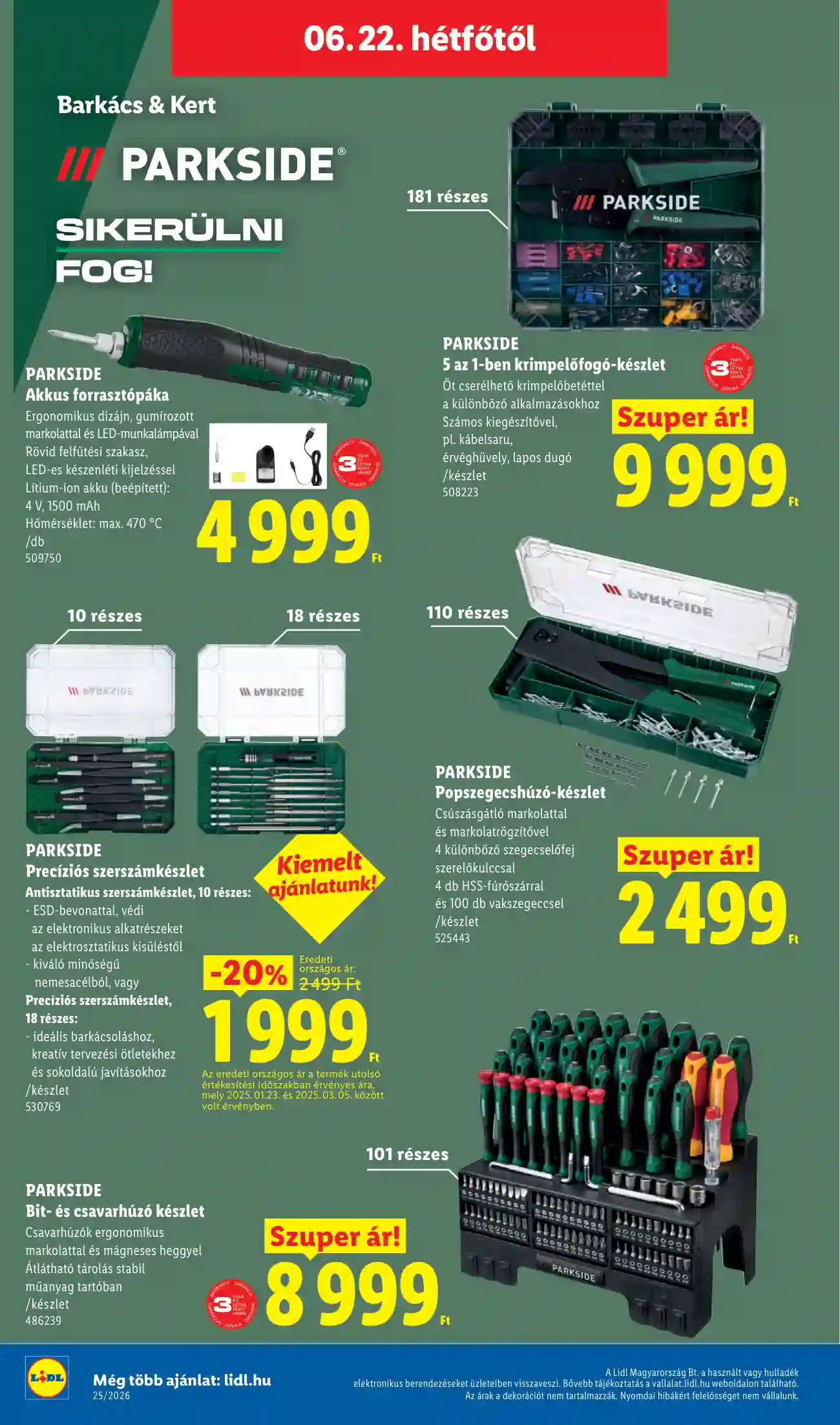 Lidl akciós újság 25. hét (Érvényes 06.18-tól) (15 oldal)