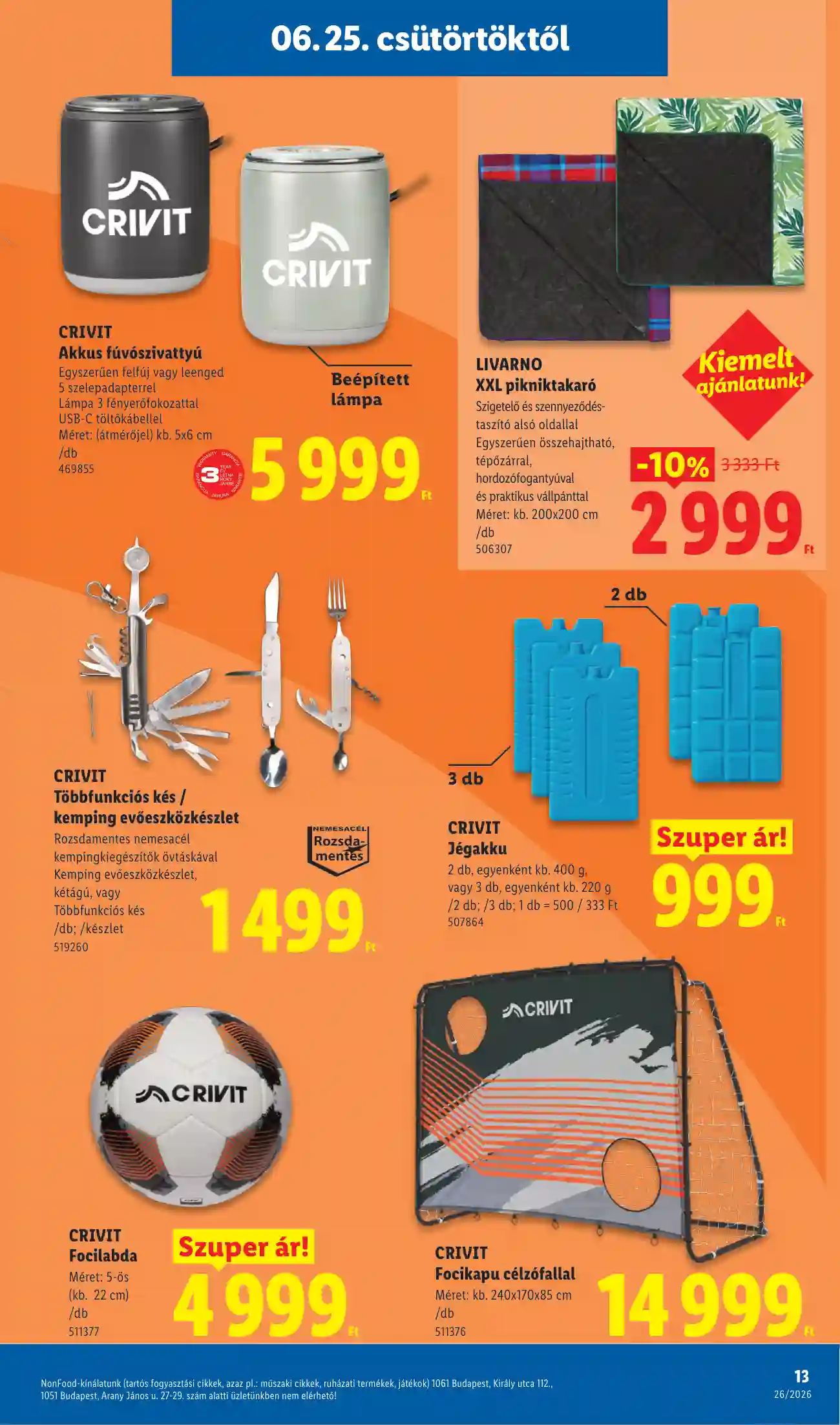 Lidl akciós újság 26. hét (Érvényes 06.25-től) (5 oldal)