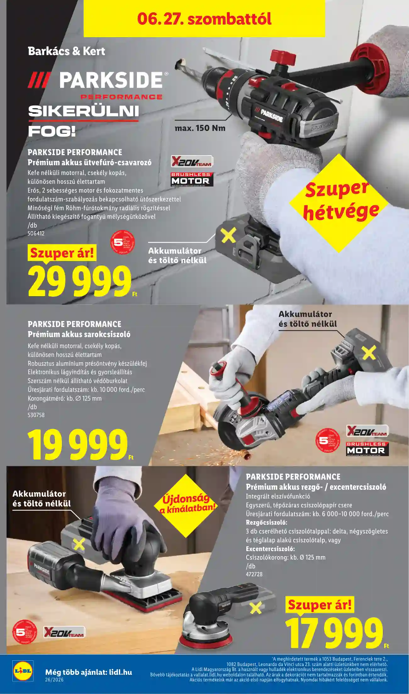 Lidl akciós újság 26. hét (Érvényes 06.25-től) (8 oldal)