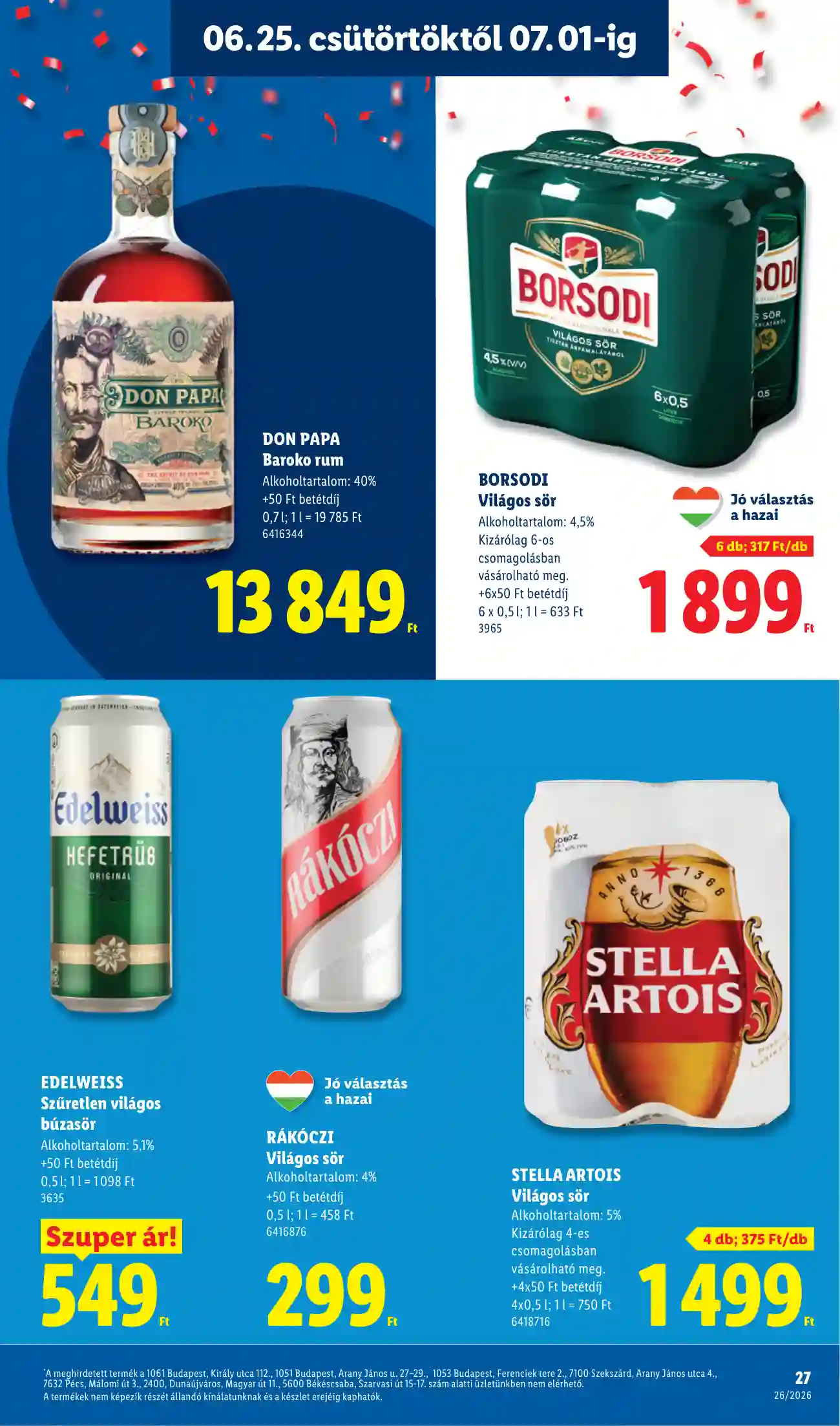Lidl akciós újság 26. hét (Érvényes 06.25-től) (20 oldal)