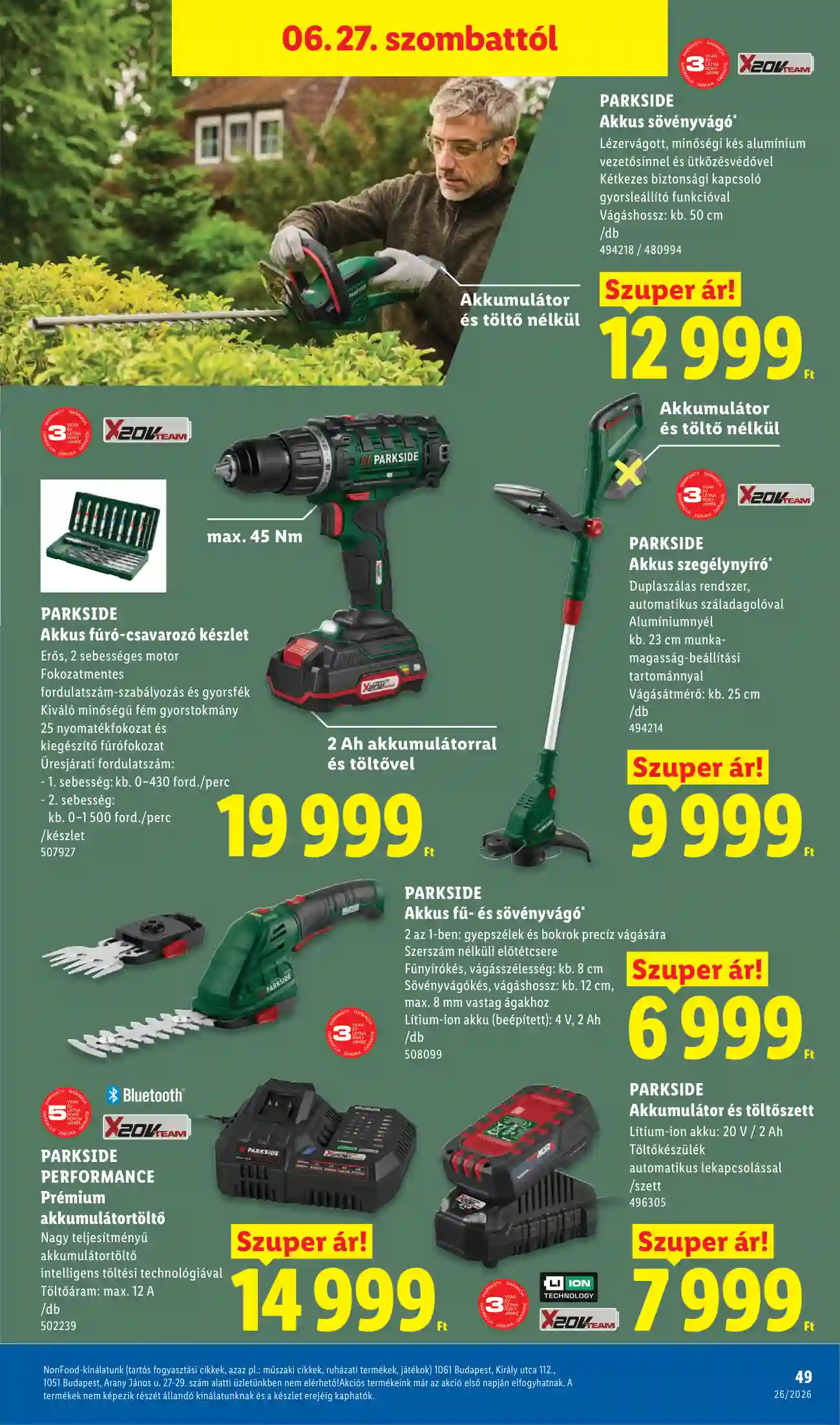 Lidl akciós újság 26. hét (Érvényes 06.25-től) (44 oldal)