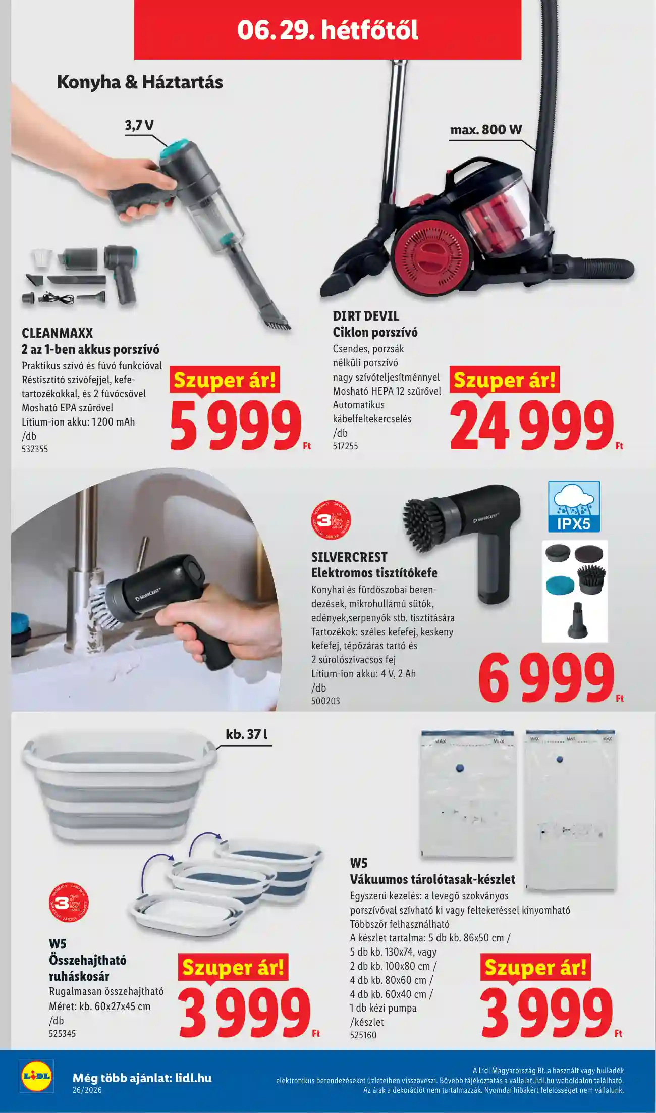 Lidl akciós újság 26. hét (Érvényes 06.25-től) (50 oldal)