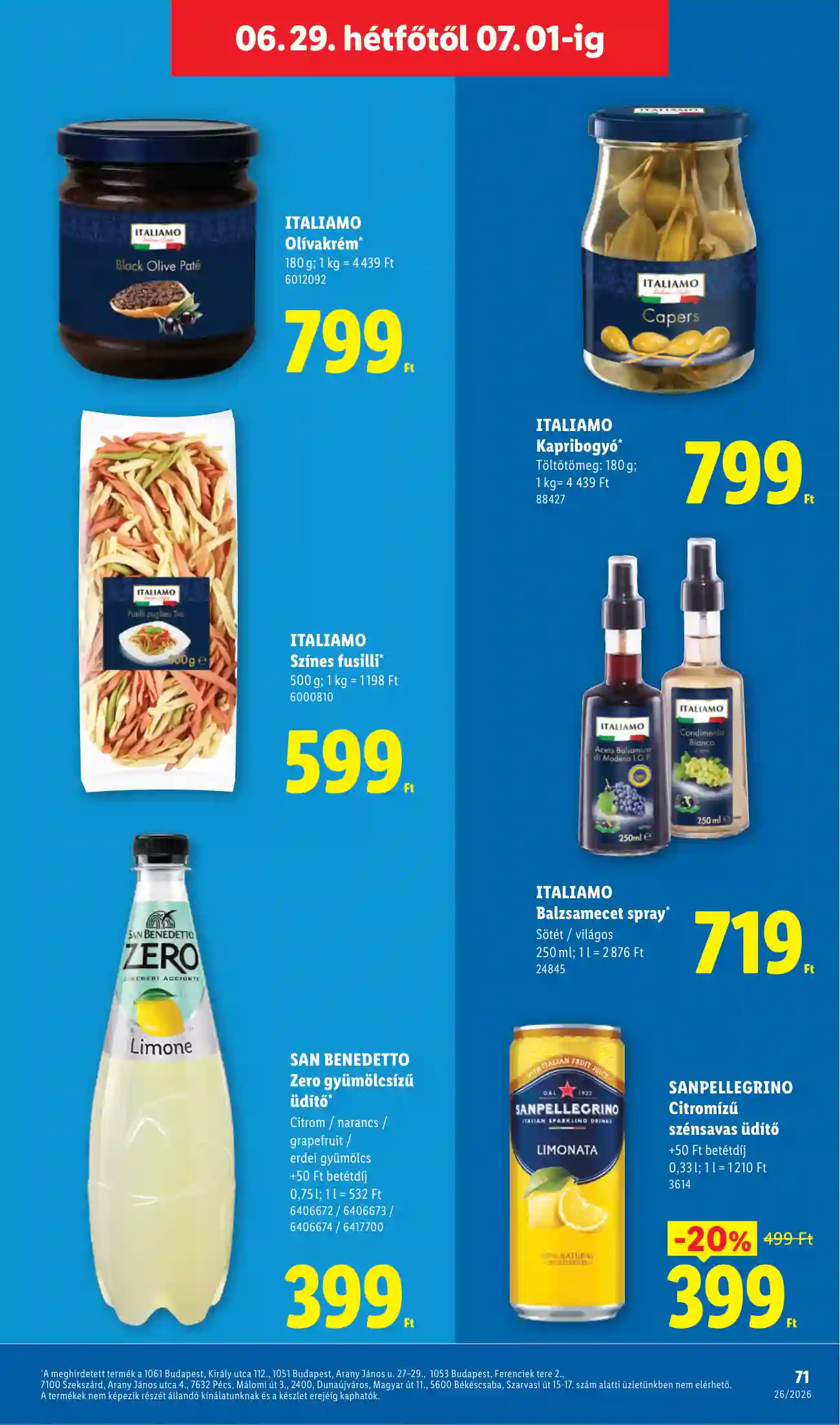 Lidl akciós újság 26. hét (Érvényes 06.25-től) (69 oldal)
