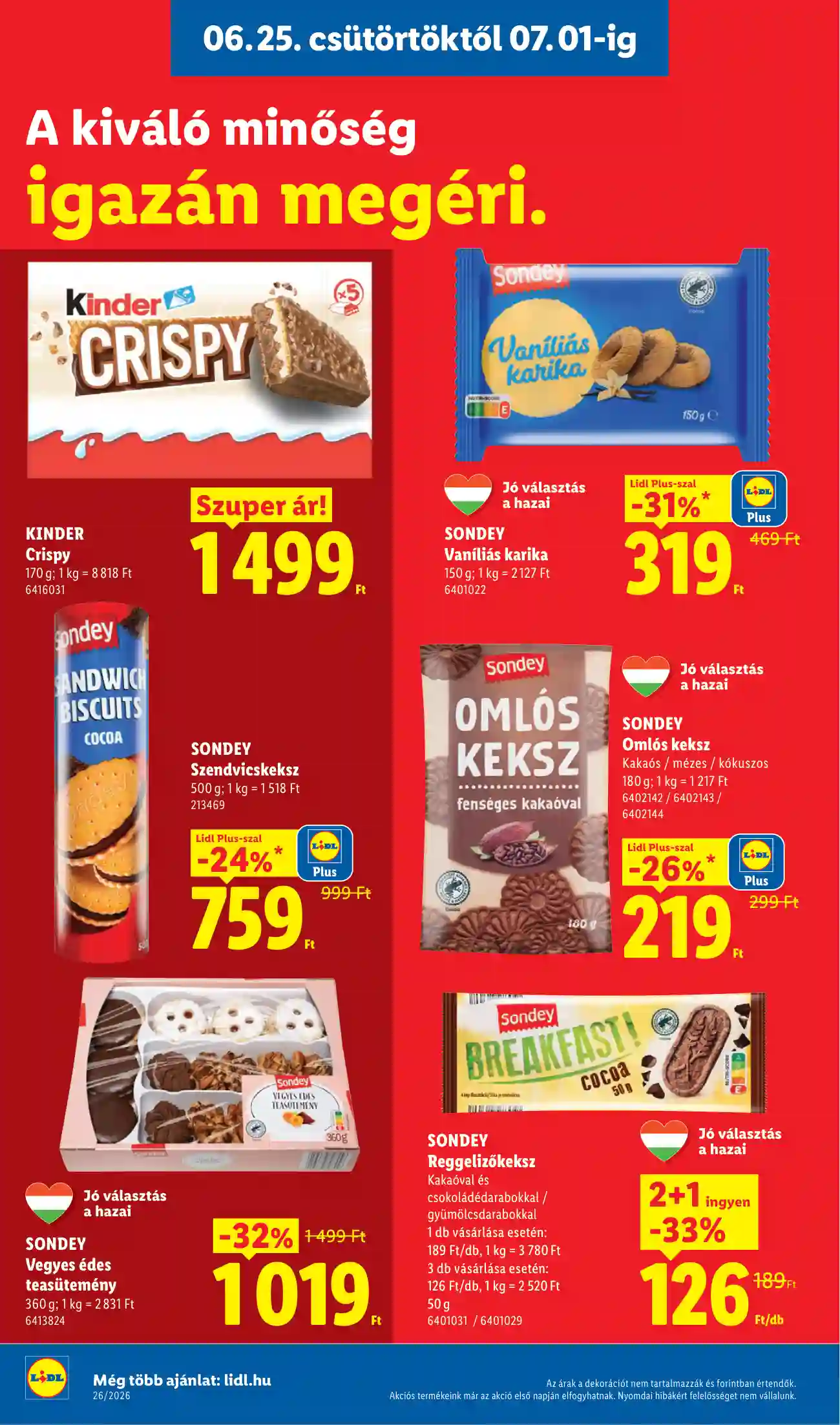 Lidl akciós újság 26. hét (Érvényes 06.25-től) (74 oldal)