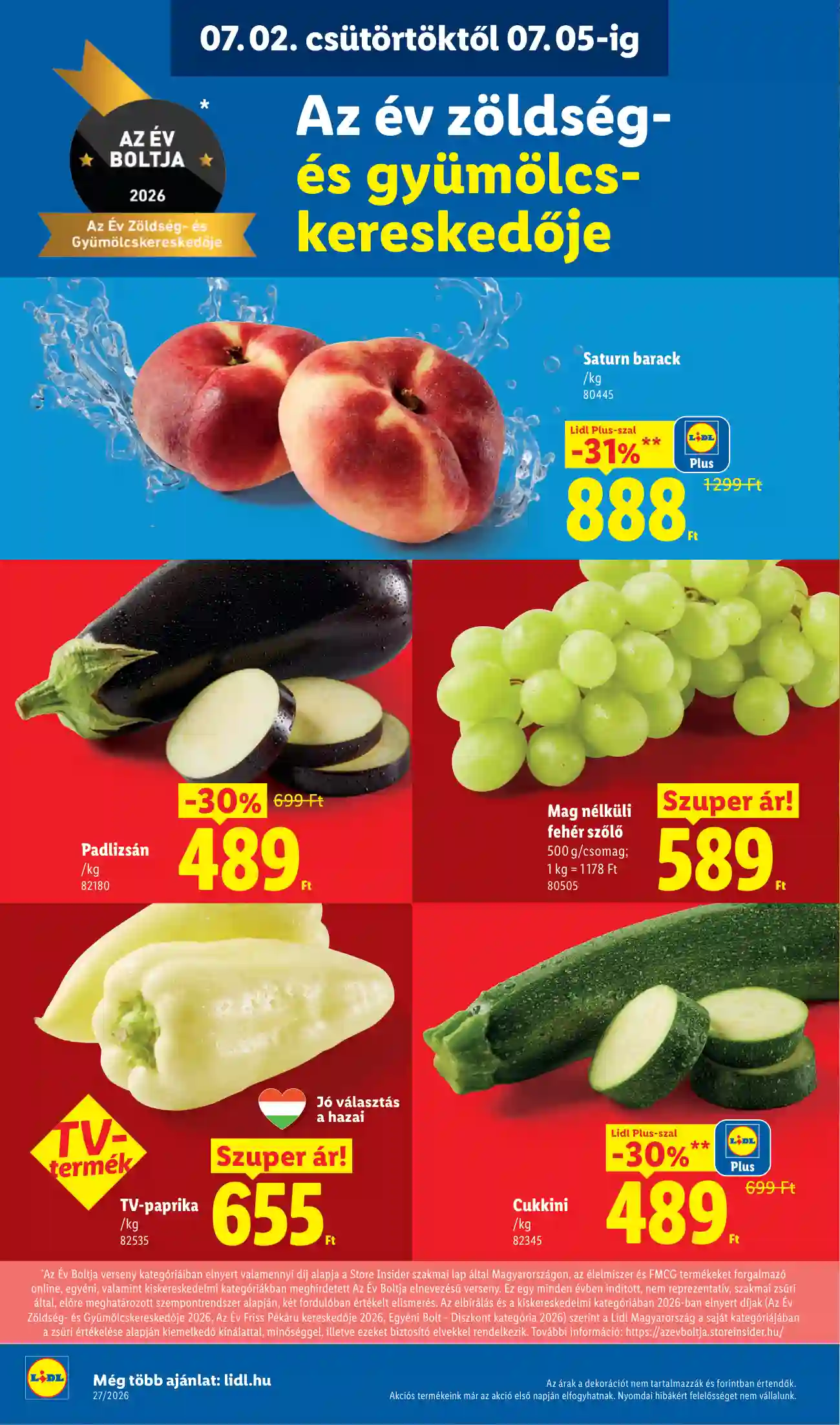 Lidl akciós újság 27. hét (Érvényes 07.02-től) (2 oldal)