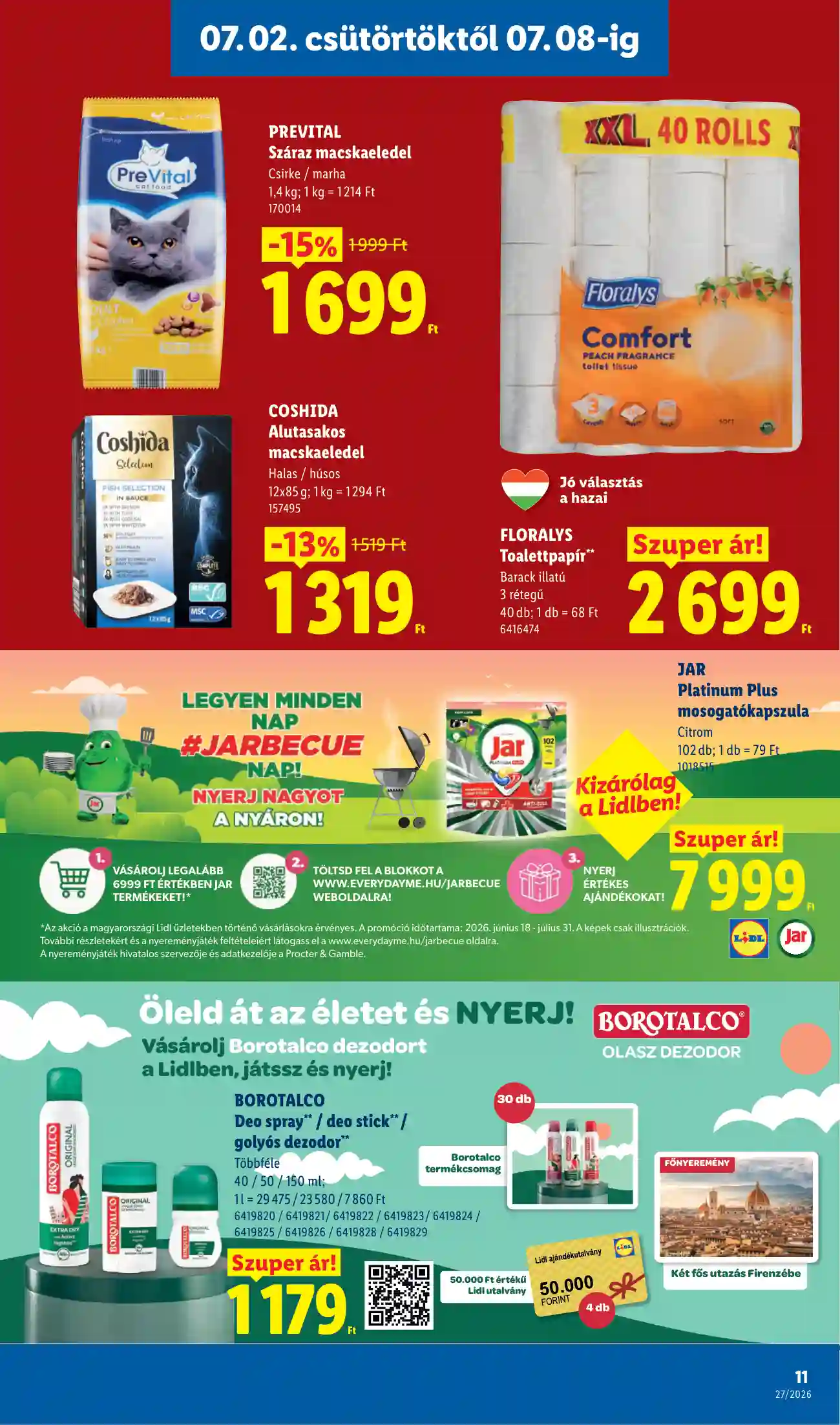 Lidl akciós újság 27. hét (Érvényes 07.02-től) (3 oldal)