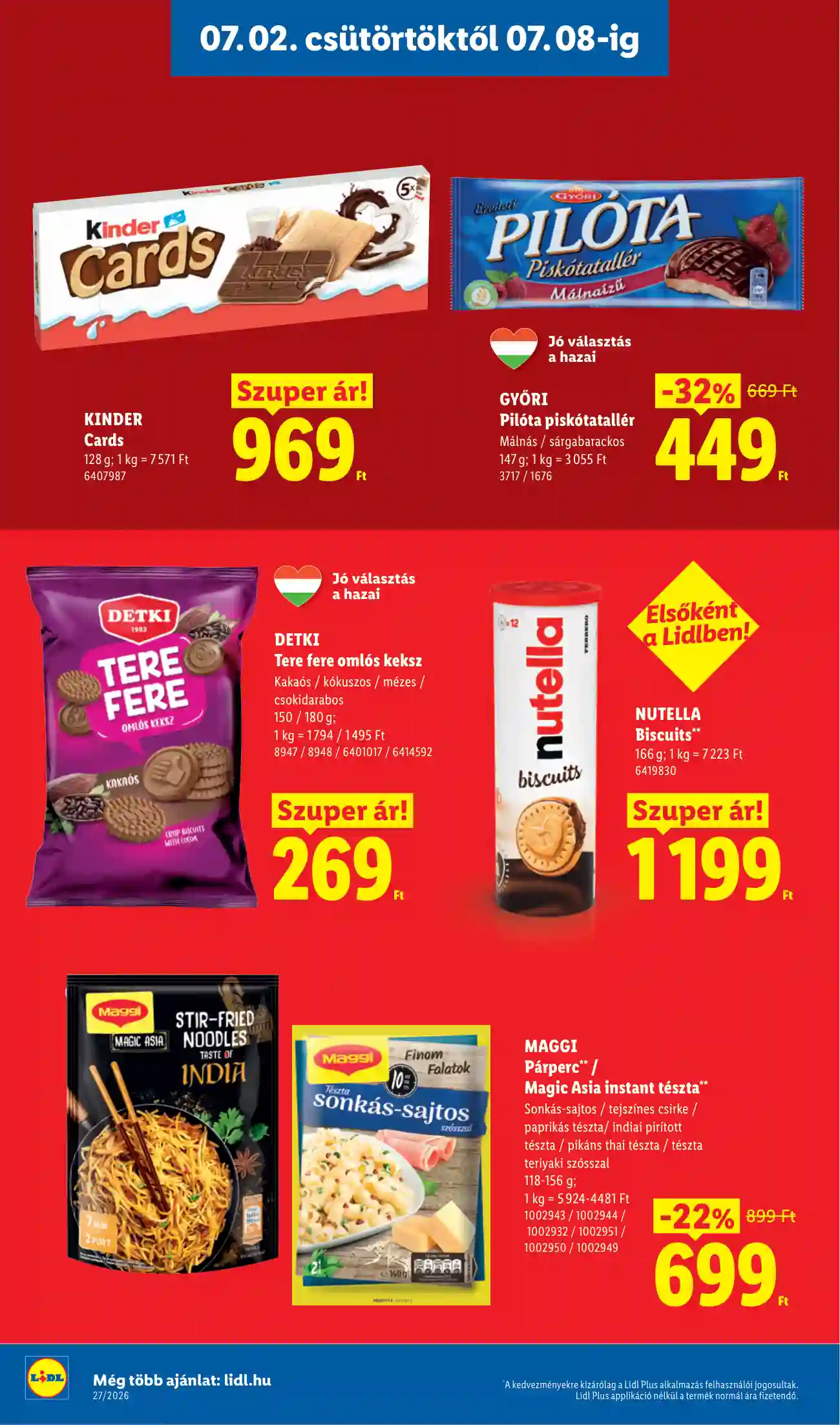 Lidl akciós újság 27. hét (Érvényes 07.02-től) (4 oldal)