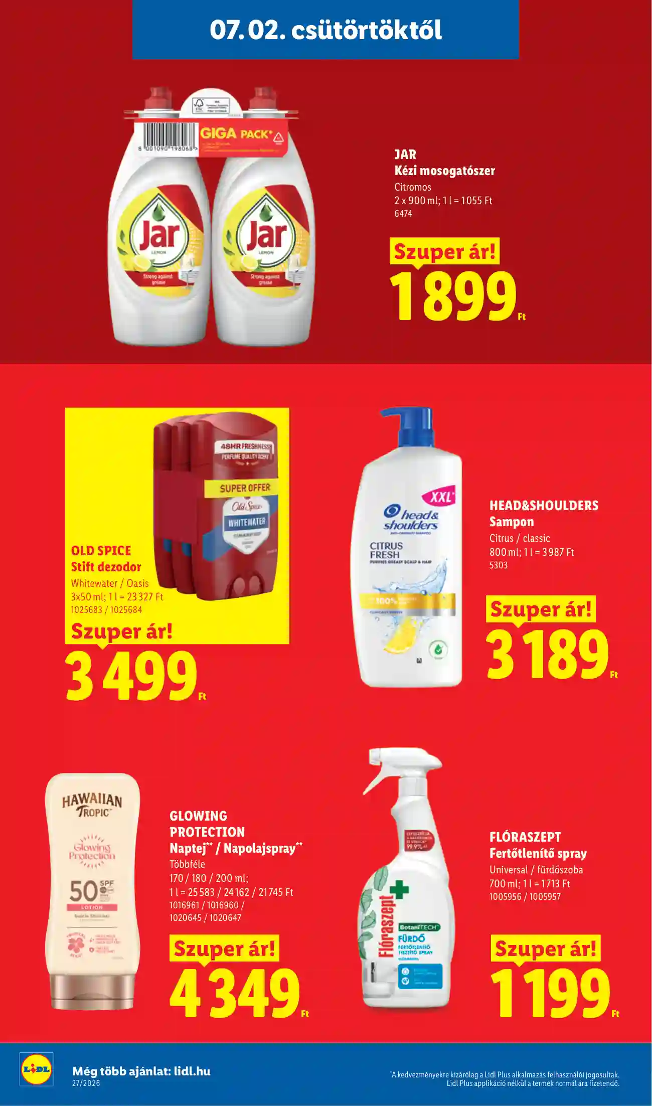 Lidl akciós újság 27. hét (Érvényes 07.02-től) (6 oldal)