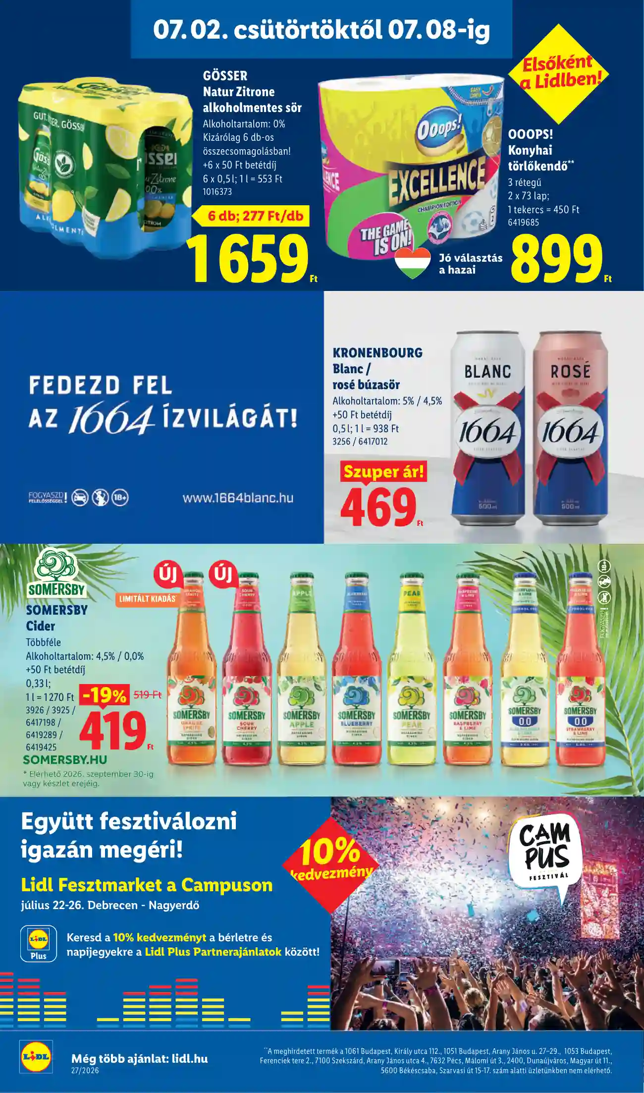 Lidl akciós újság 27. hét (Érvényes 07.02-től) (10 oldal)
