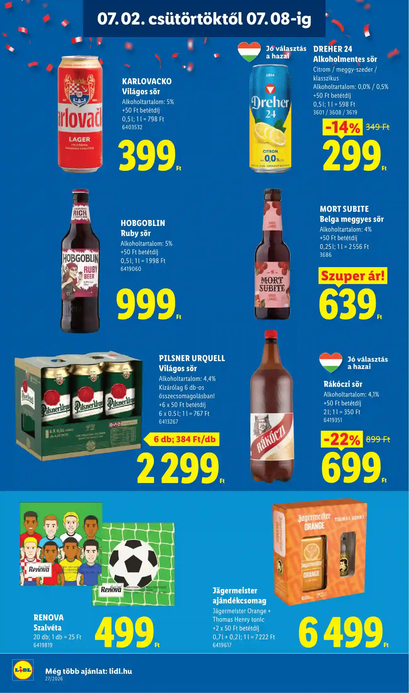 Lidl akciós újság 27. hét (Érvényes 07.02-től) (12 oldal)