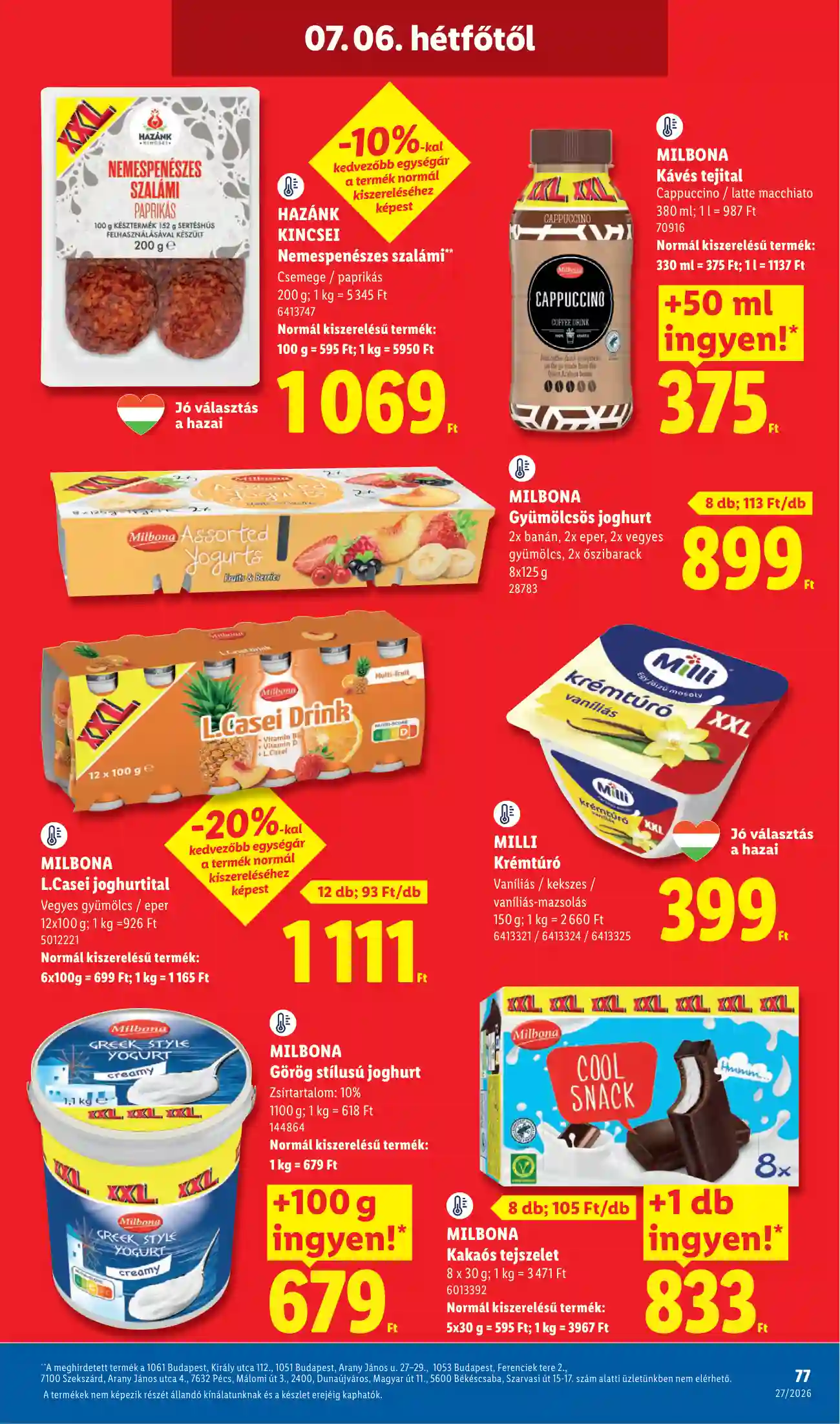 Lidl akciós újság 27. hét (Érvényes 07.02-től) (75 oldal)