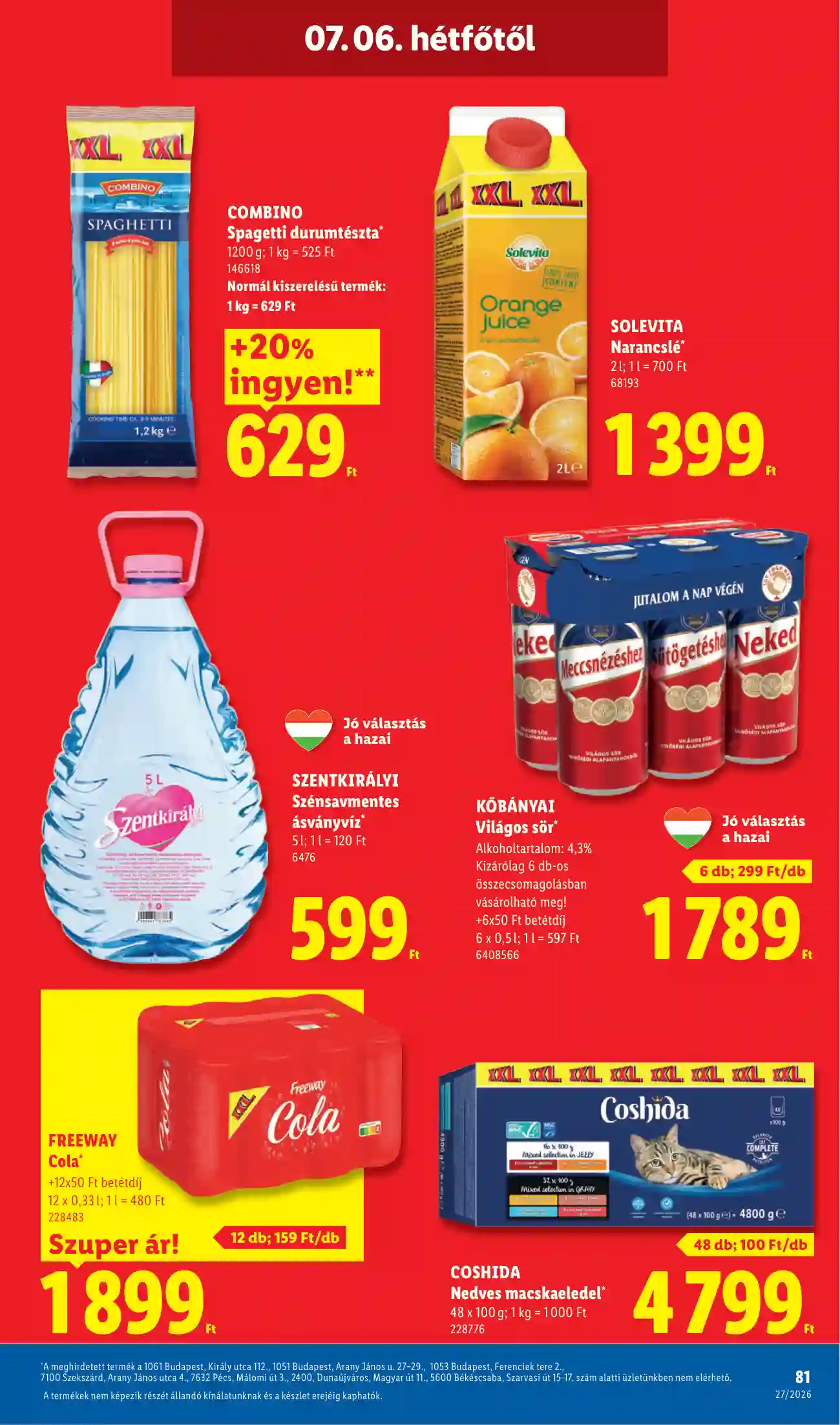 Lidl akciós újság 27. hét (Érvényes 07.02-től) (80 oldal)