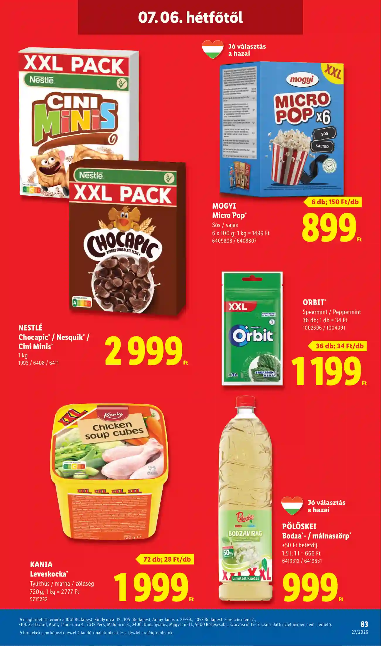 Lidl akciós újság 27. hét (Érvényes 07.02-től) (82 oldal)