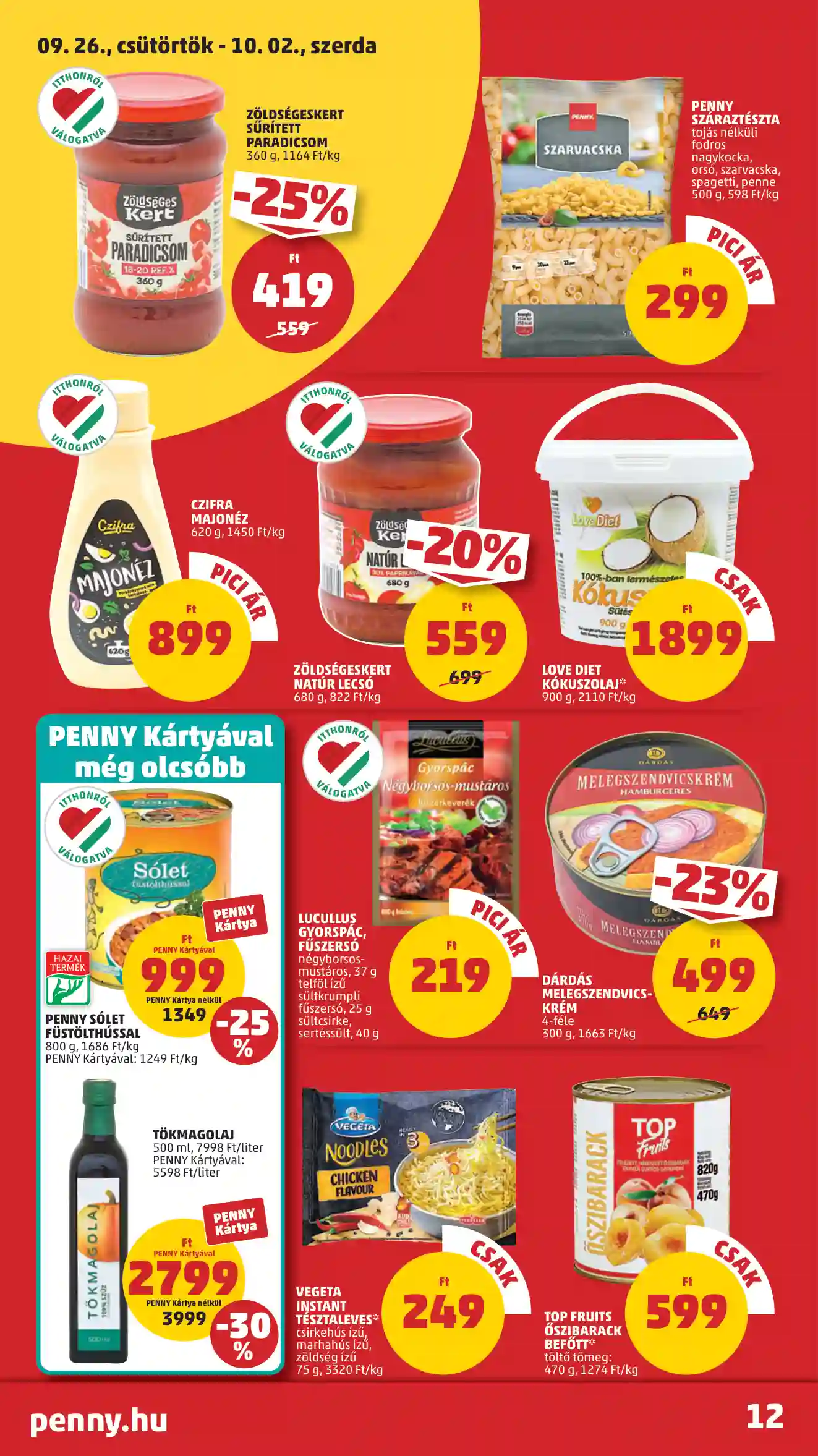 Penny akciós újság 39. hét (8 oldal)