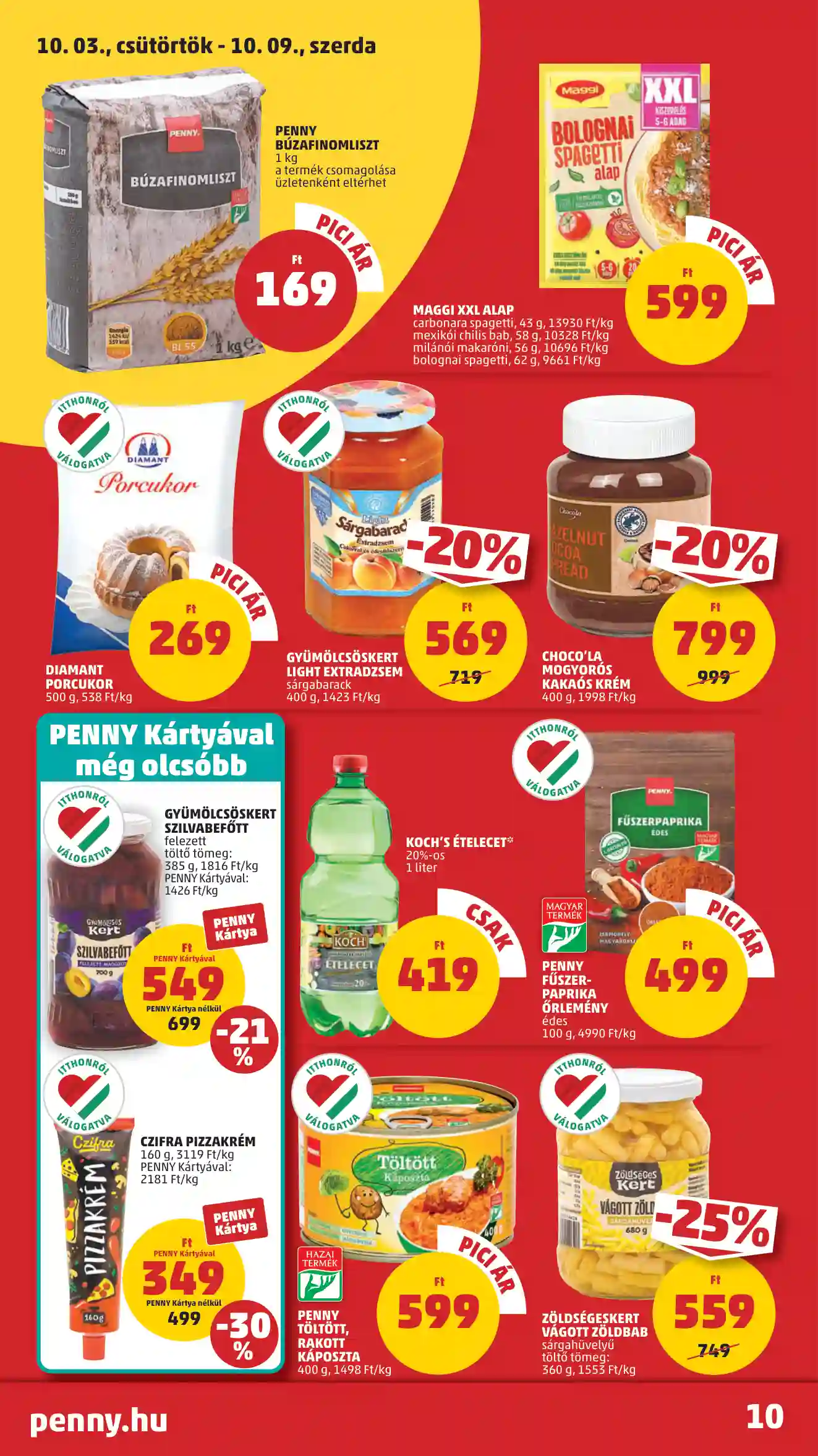 Penny akciós újság 40. hét (6 oldal)
