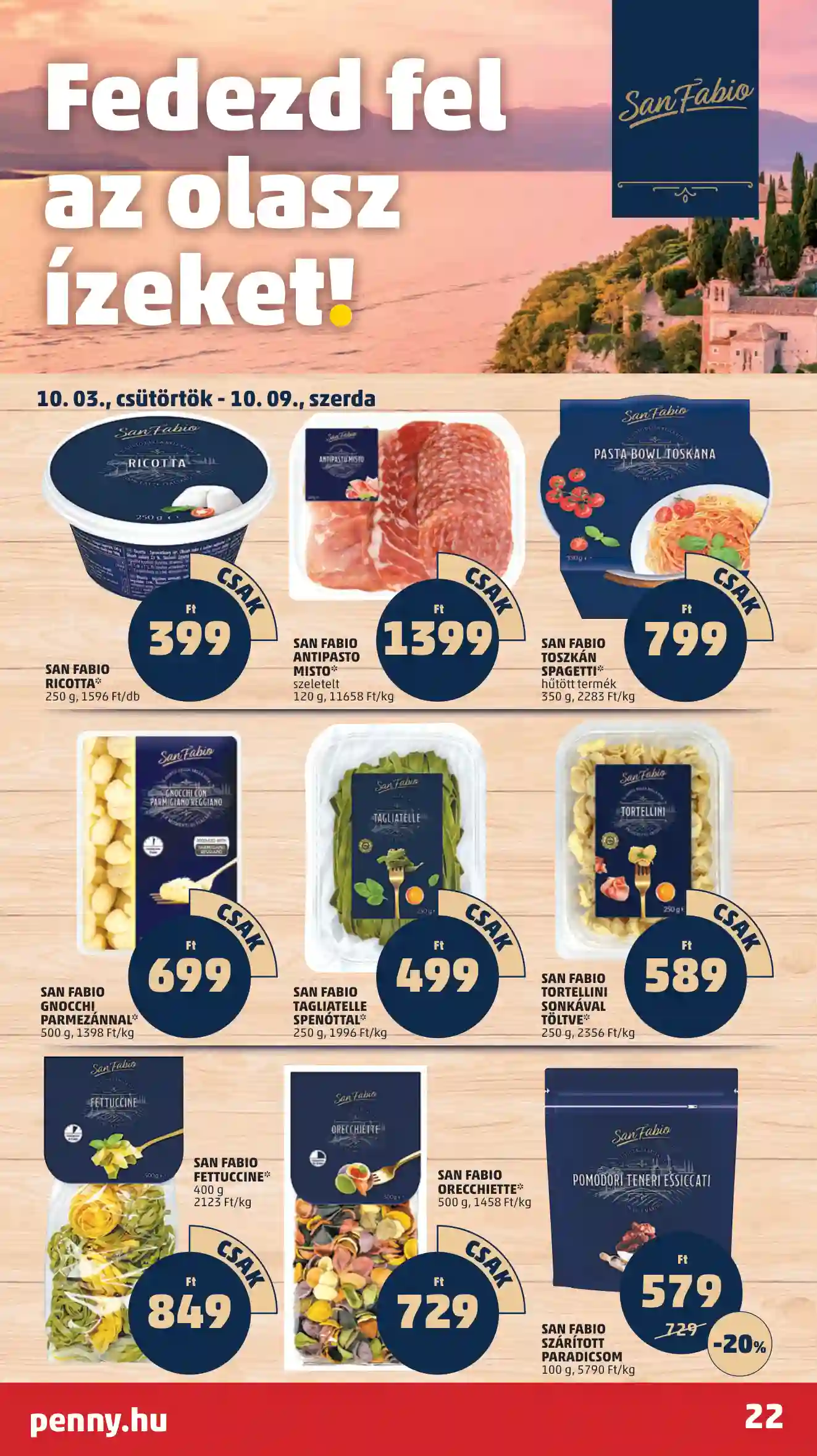 Penny akciós újság 40. hét (19 oldal)