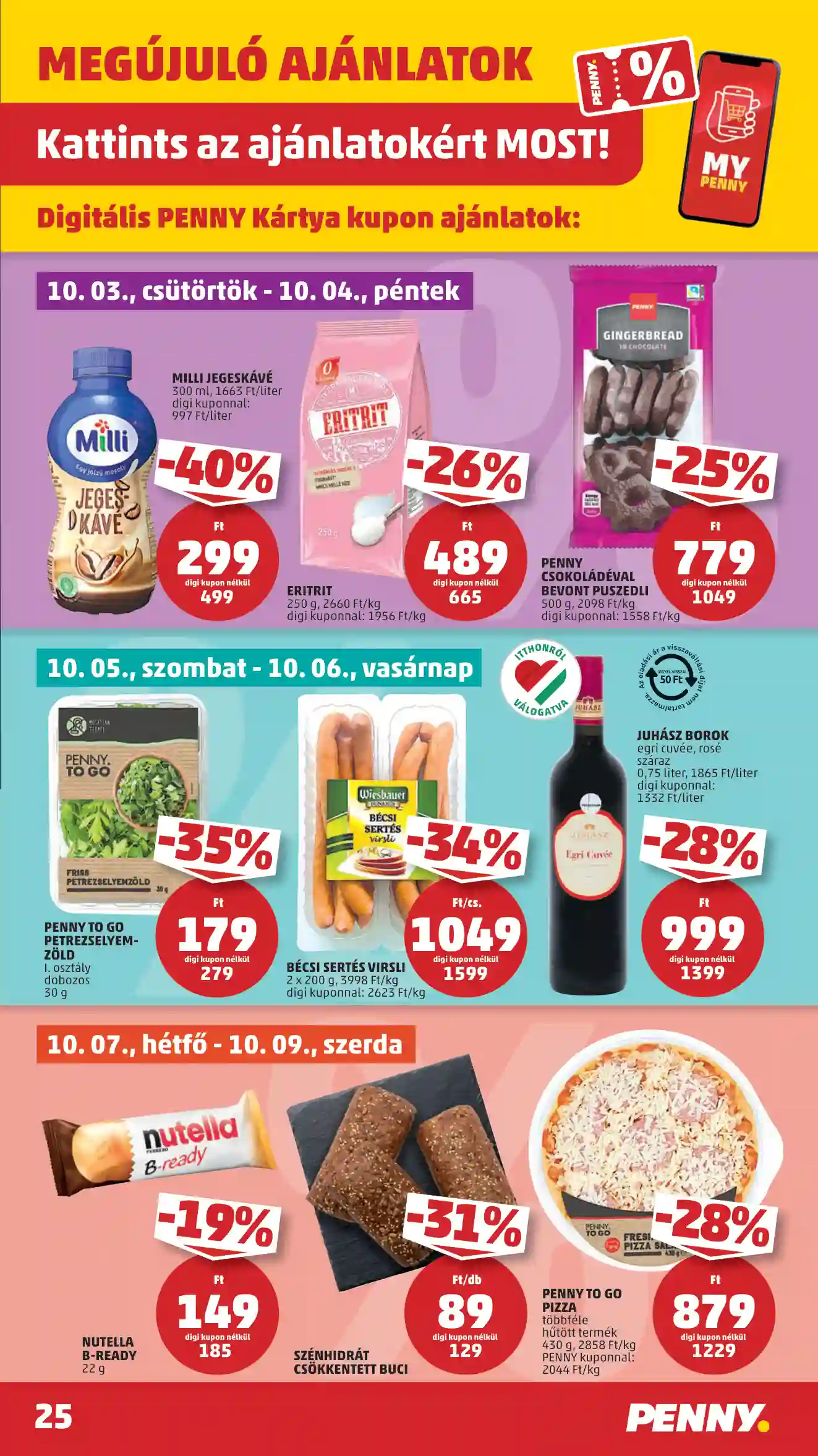 Penny akciós újság 40. hét (22 oldal)