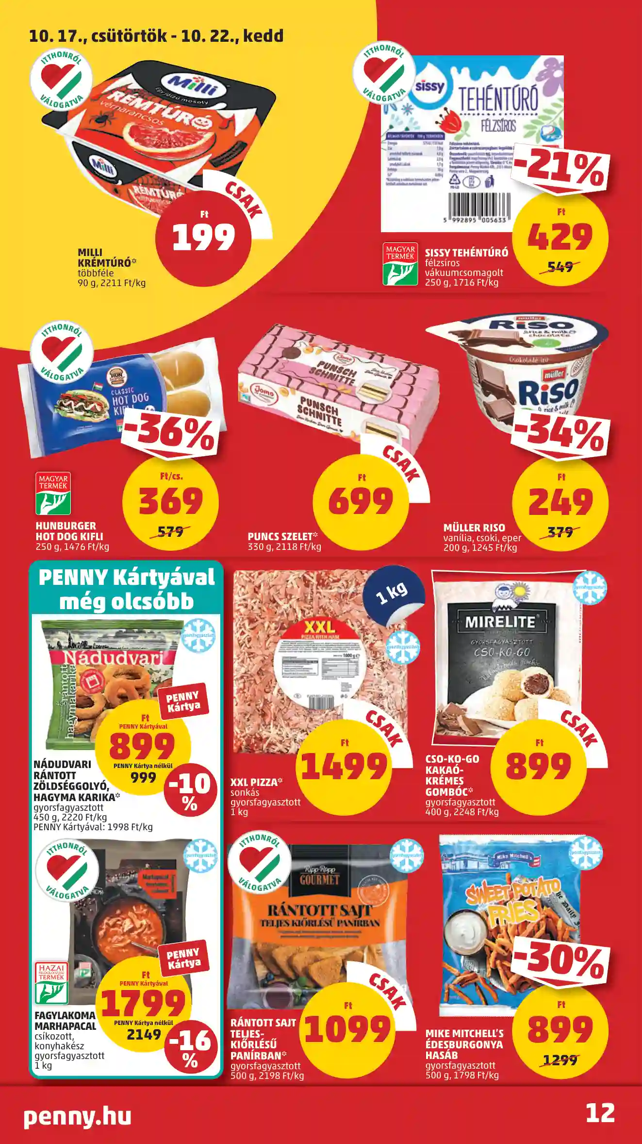 Penny akciós újság 42. hét (8 oldal)