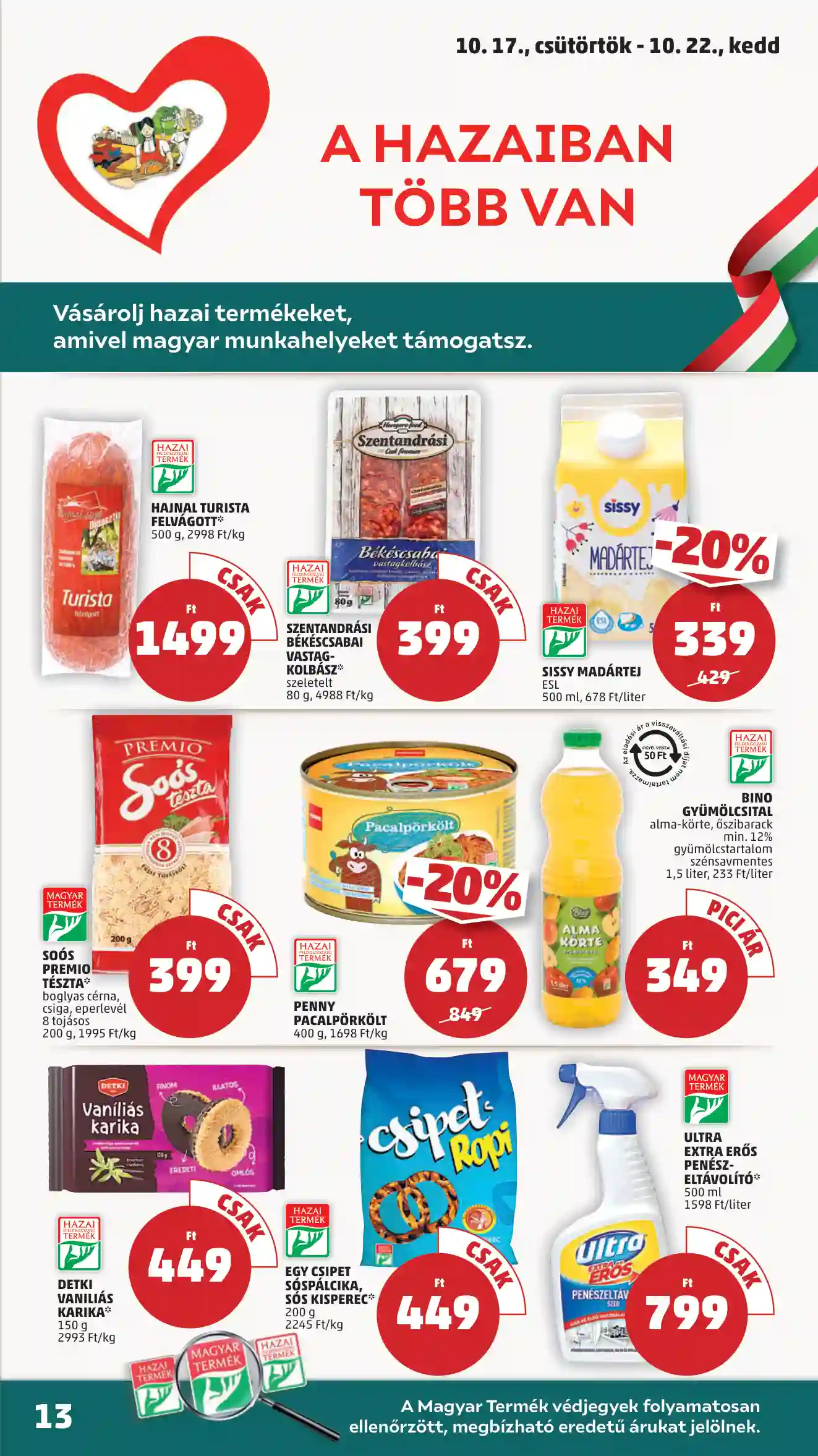 Penny akciós újság 42. hét (9 oldal)