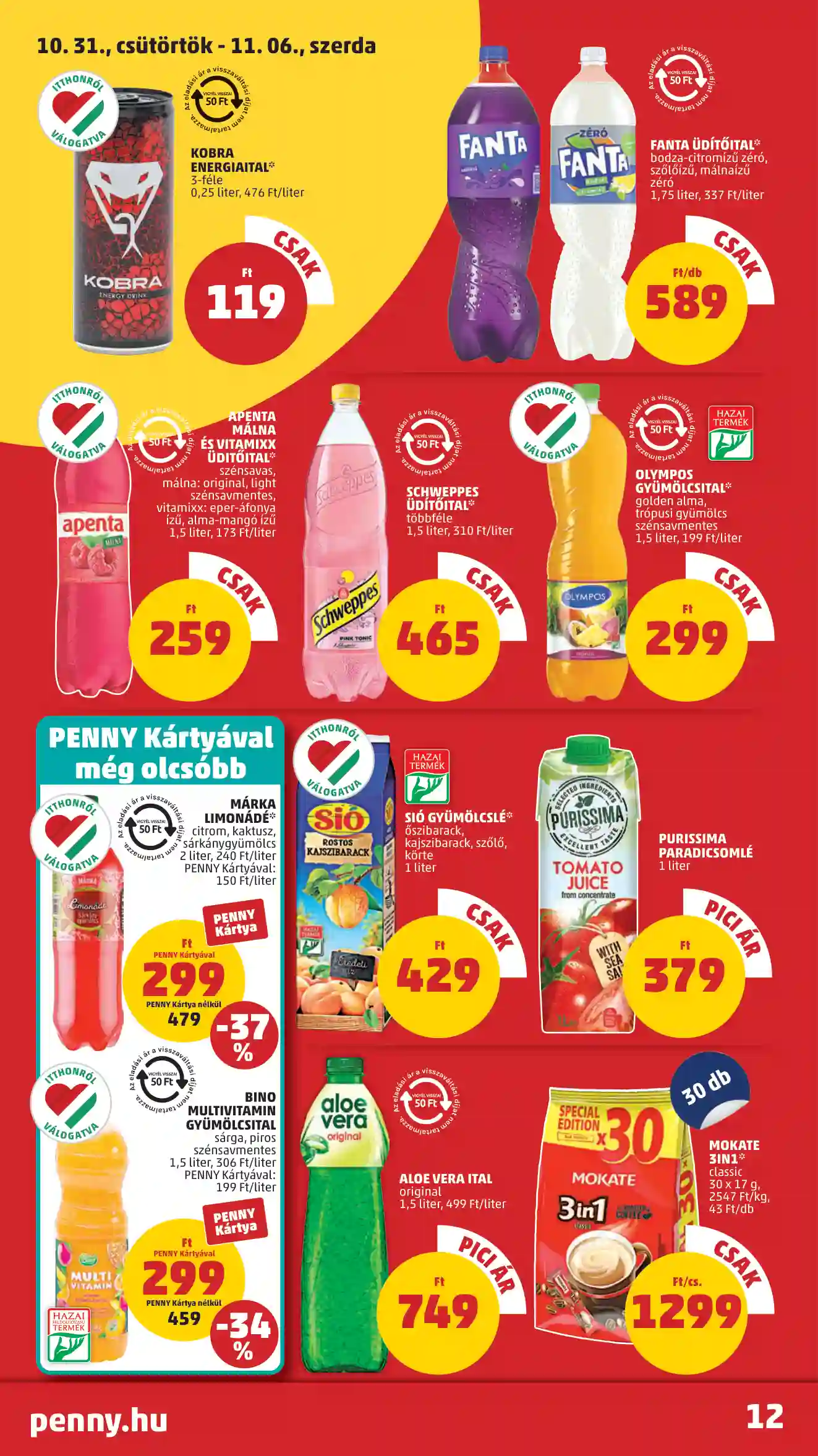 Penny akciós újság 44. hét (9 oldal)