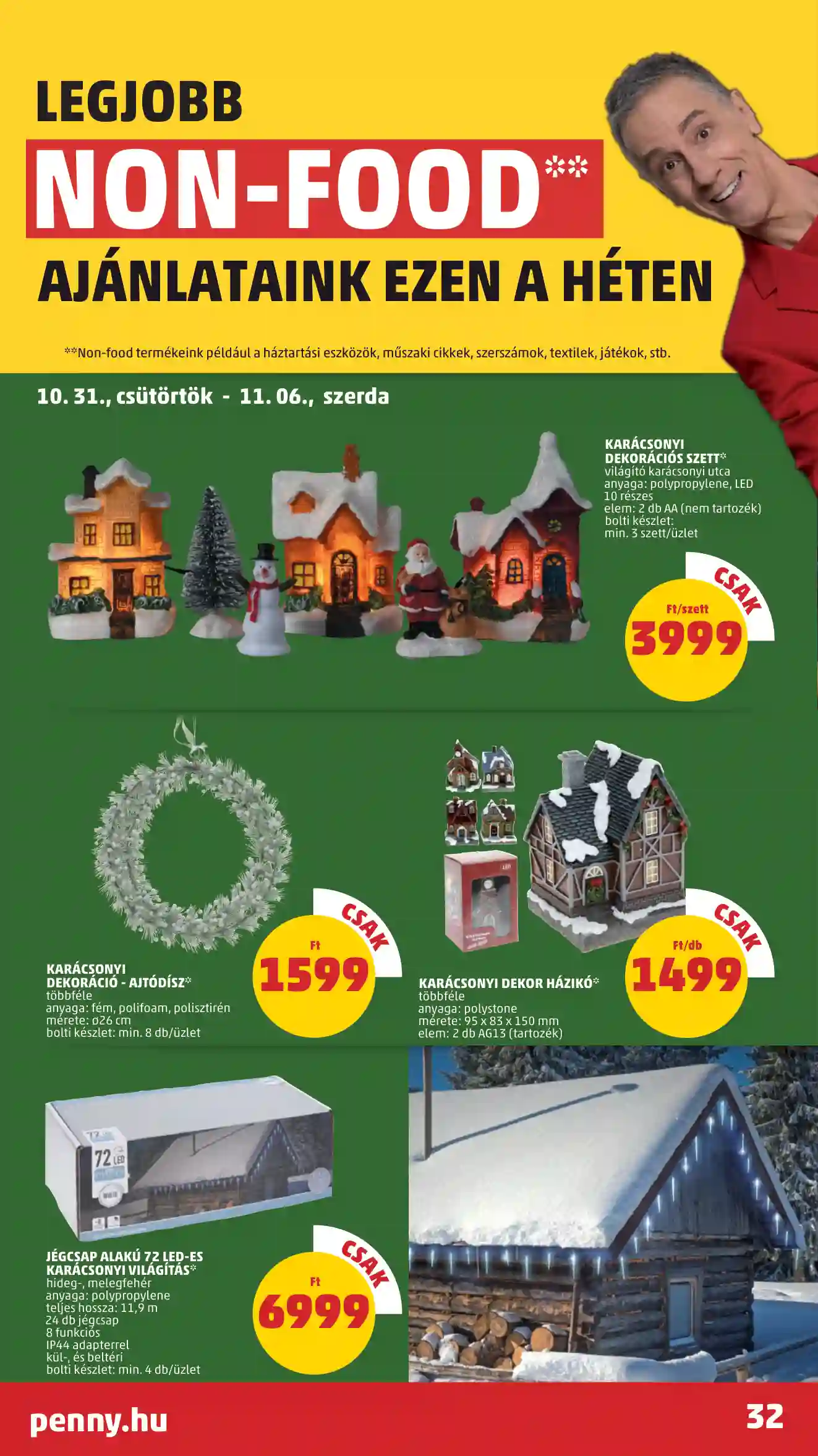 Penny akciós újság 44. hét (32 oldal)