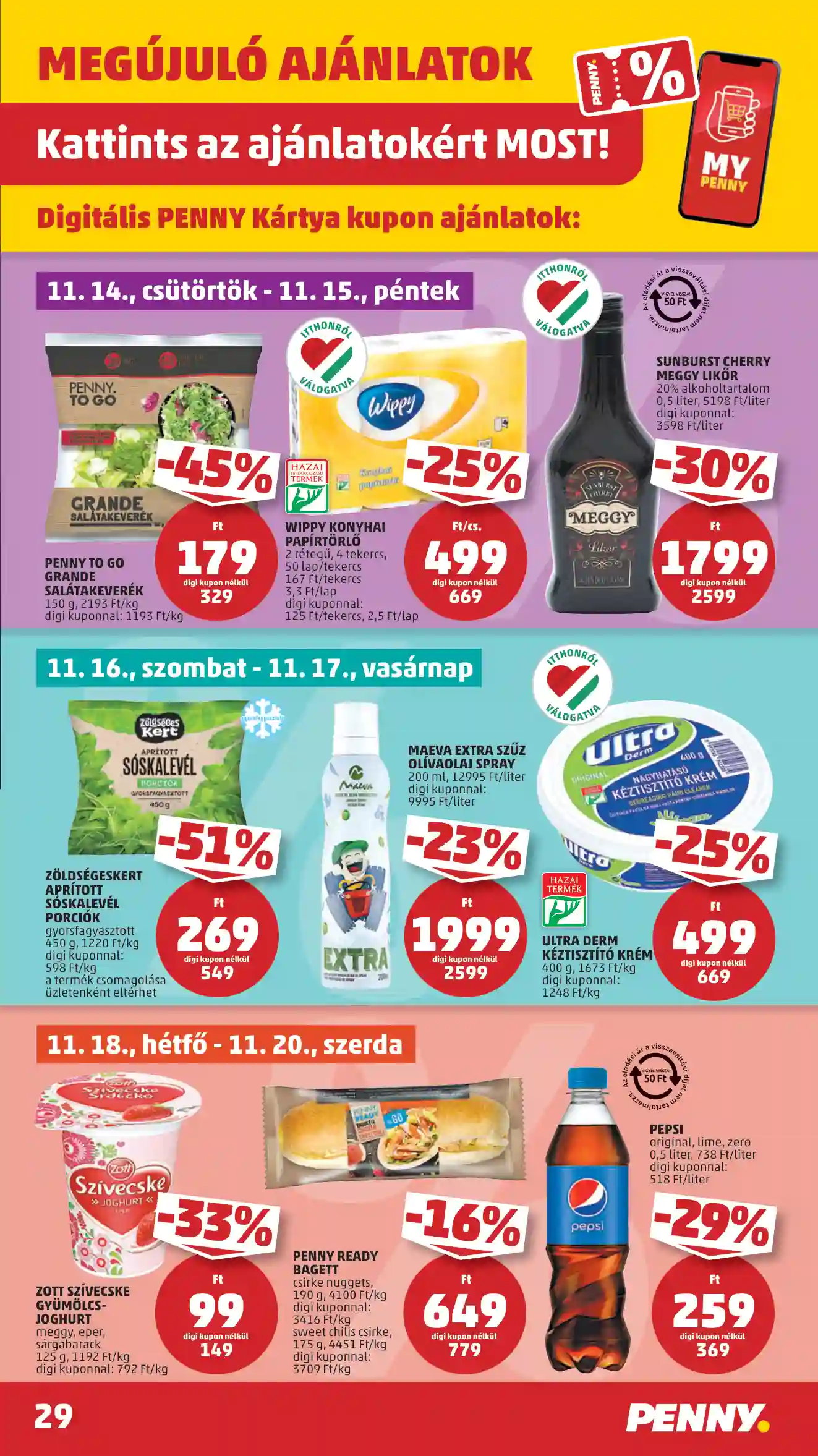 Penny akciós újság 46. hét (27 oldal)