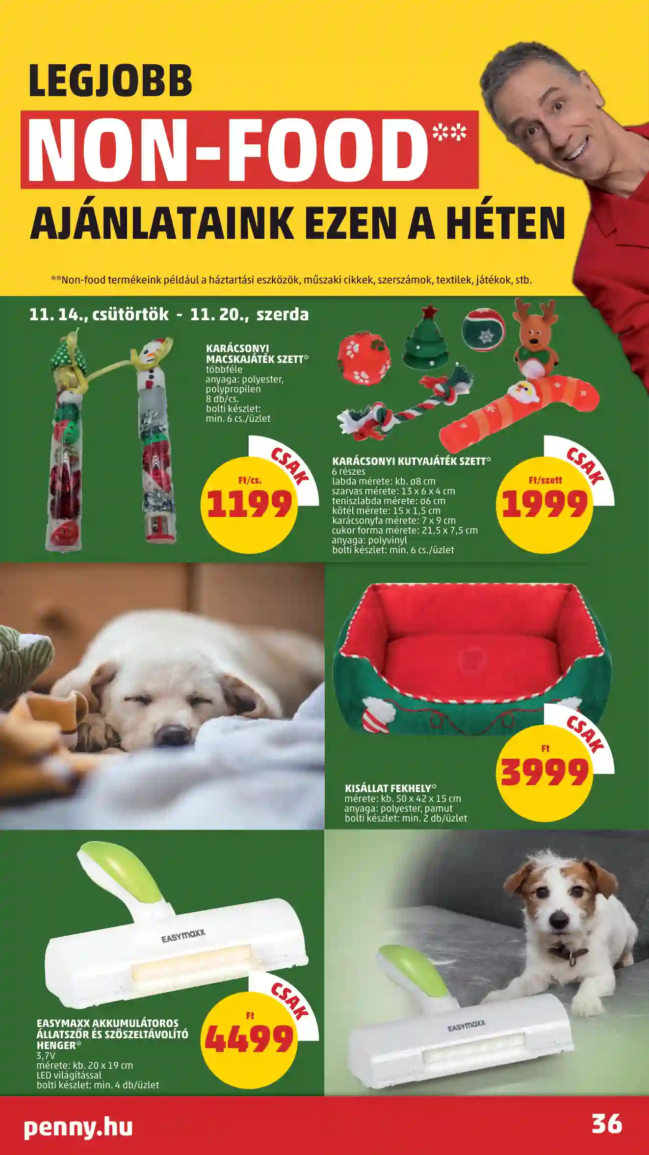 Penny akciós újság 46. hét (34 oldal)