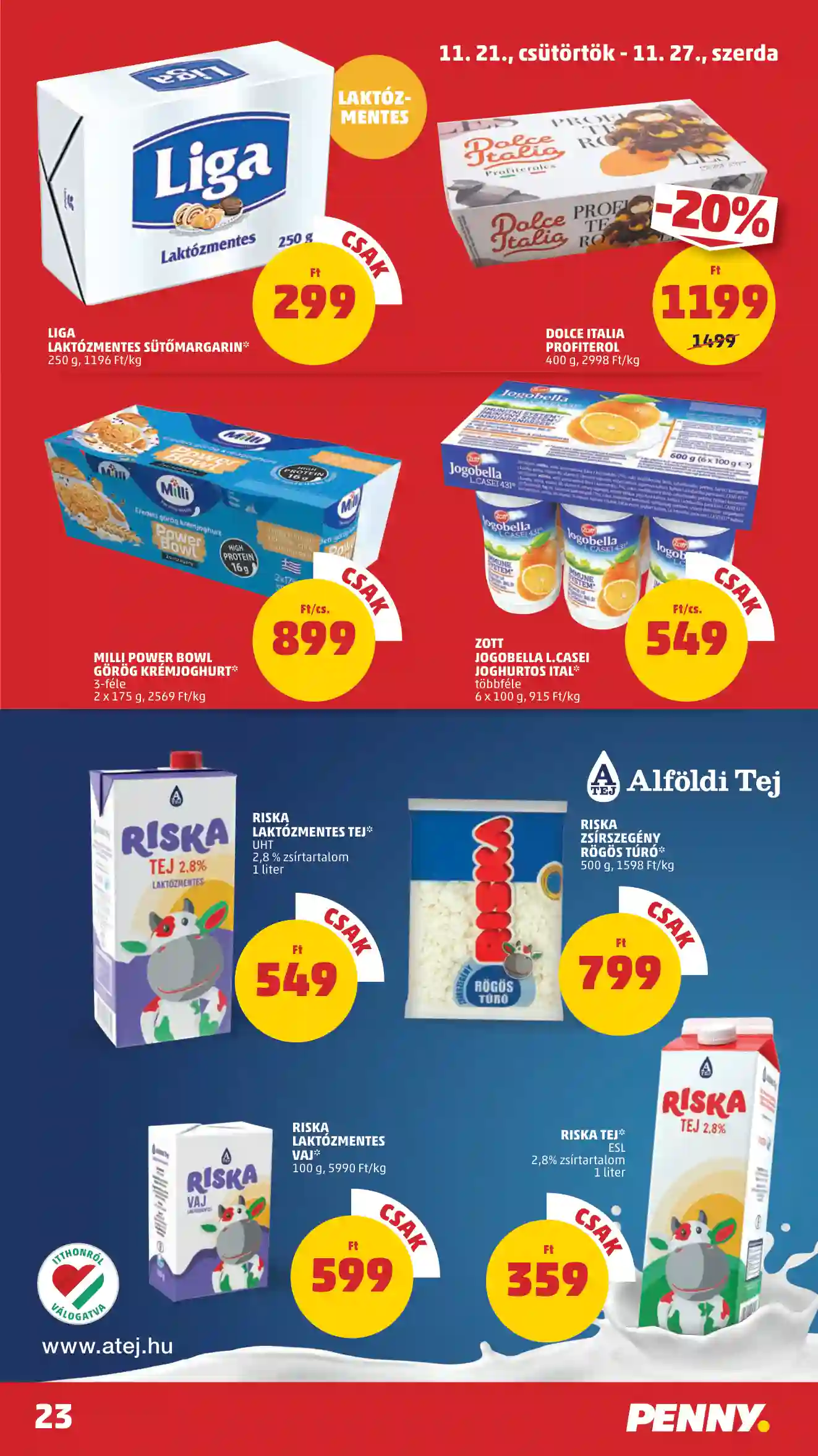 Penny akciós újság 47. hét (19 oldal)
