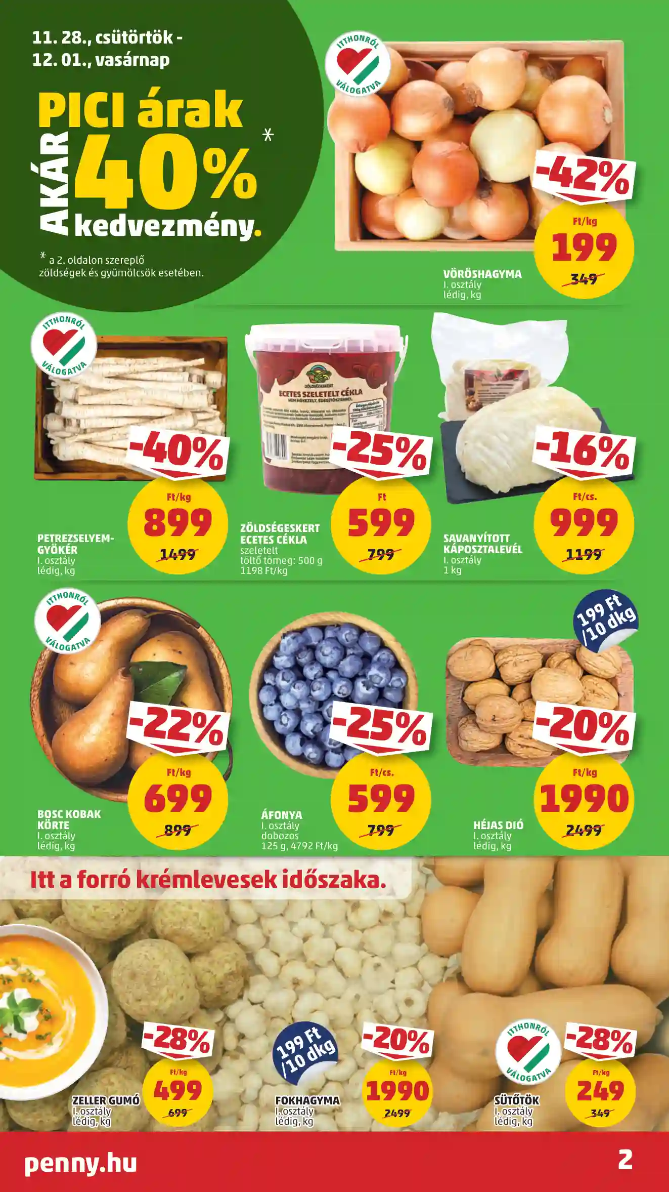 Penny akciós újság 48. hét (2 oldal)