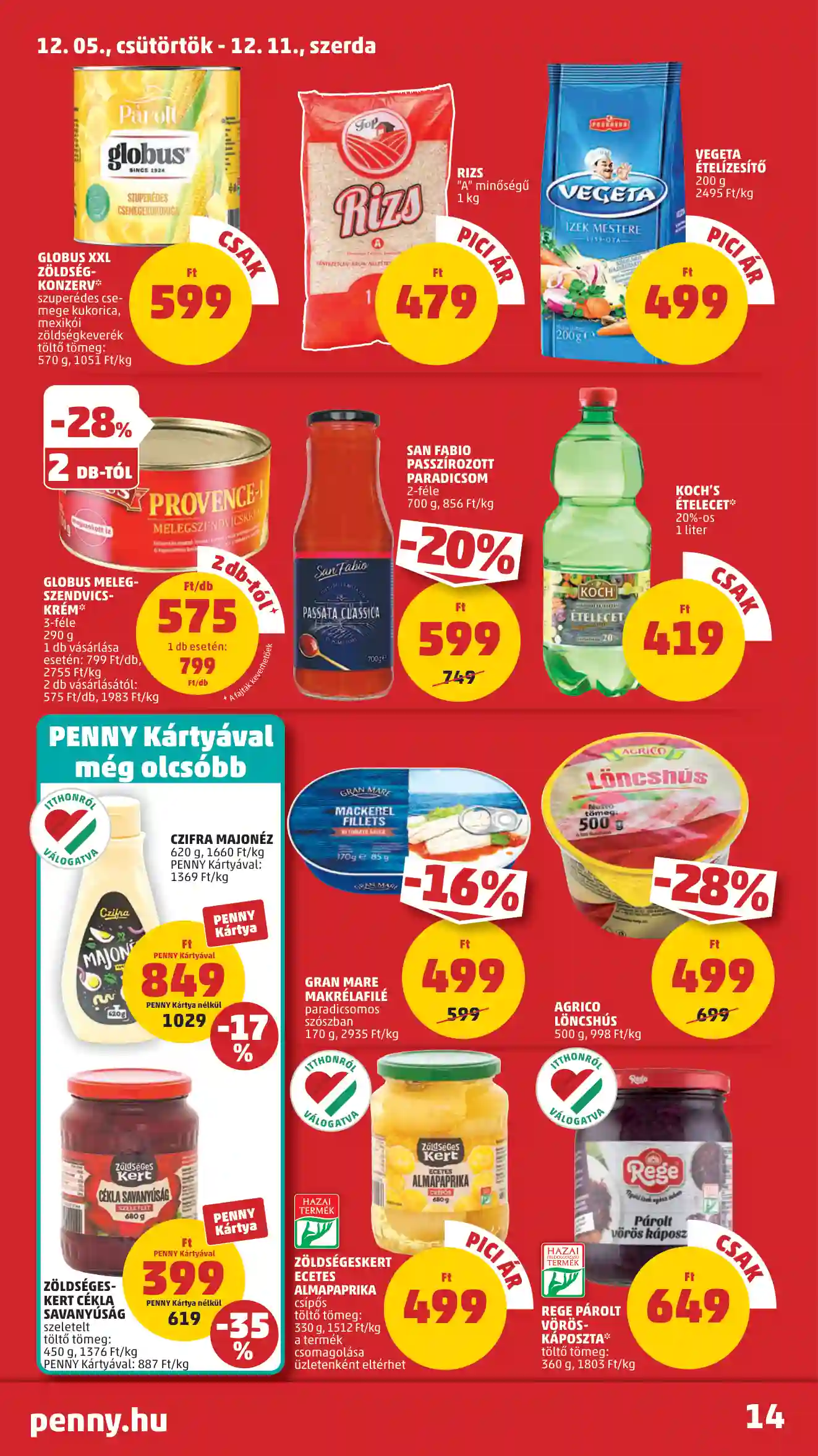 Penny akciós újság 49. hét (8 oldal)