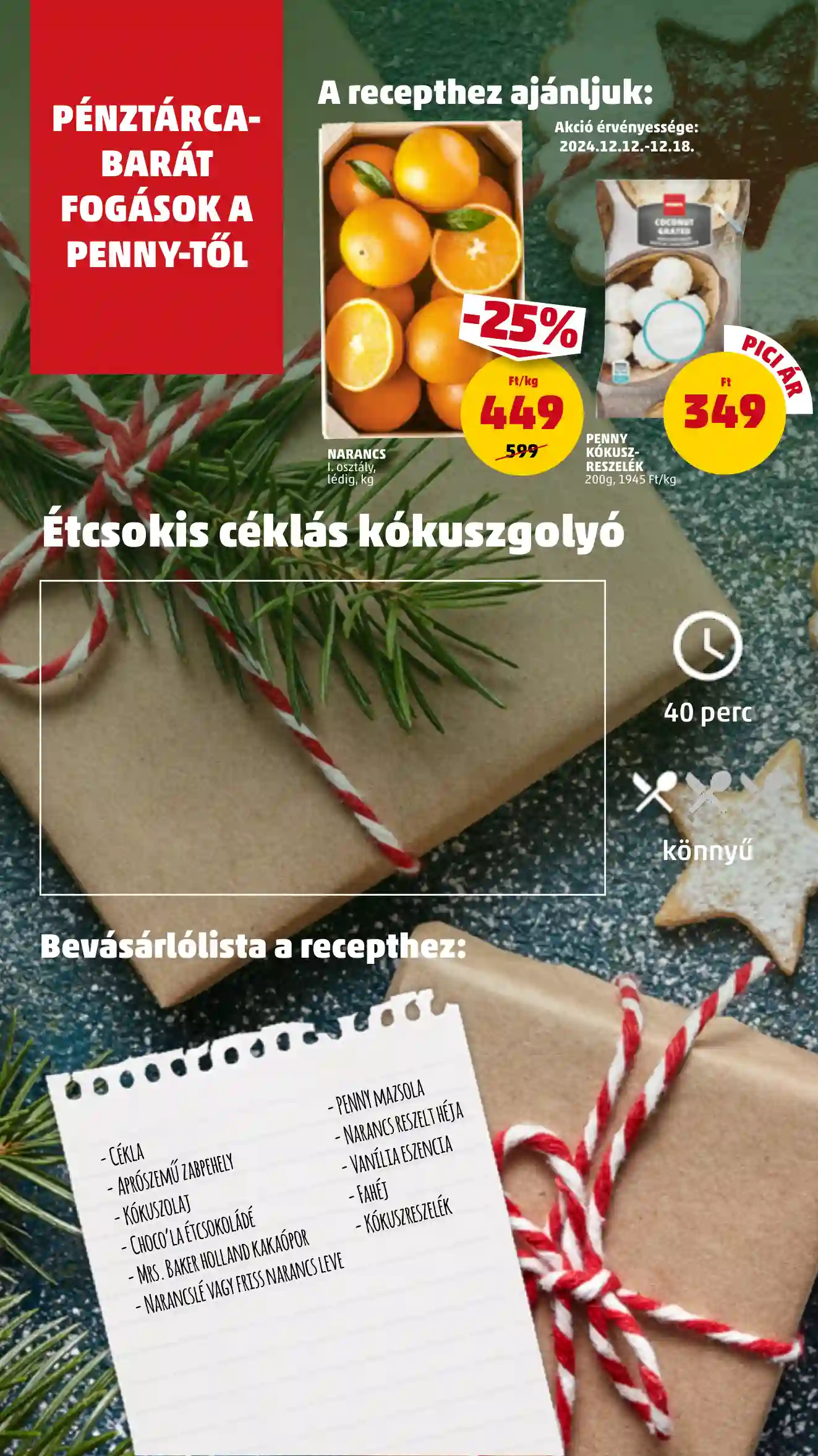 Penny akciós újság 50. hét (4 oldal)