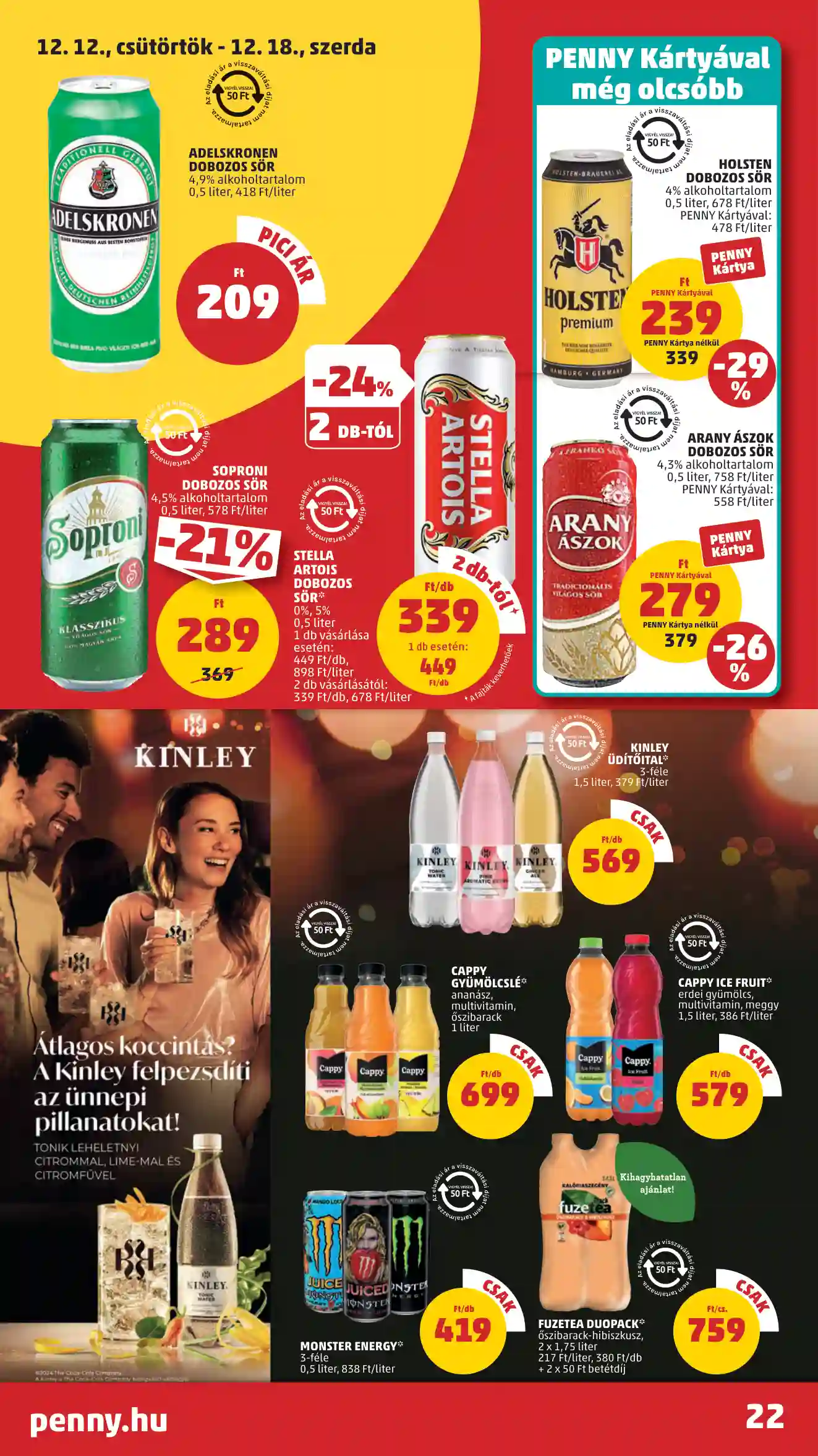 Penny akciós újság 50. hét (19 oldal)