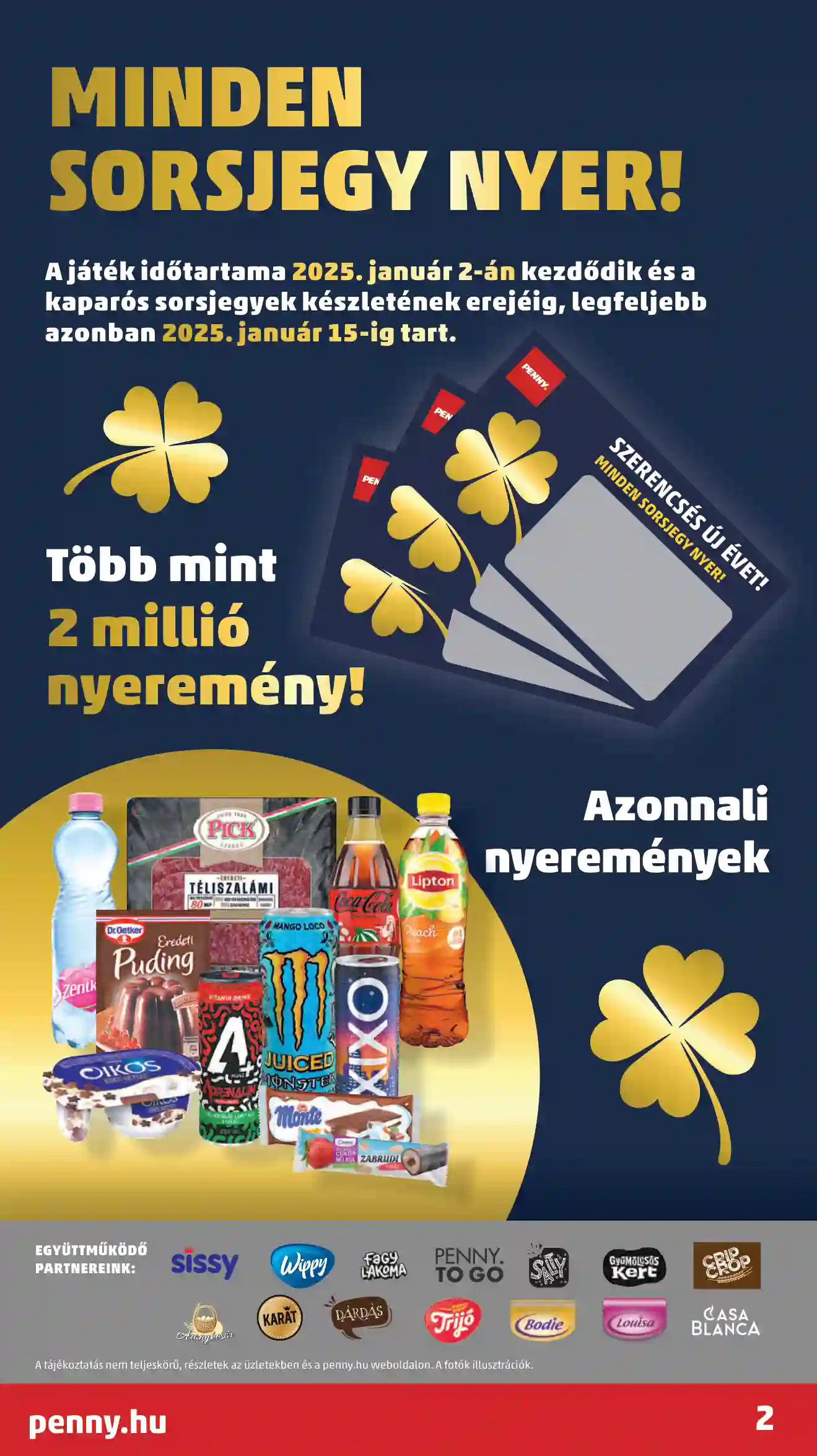 Penny akciós újság 1. hét (2 oldal)