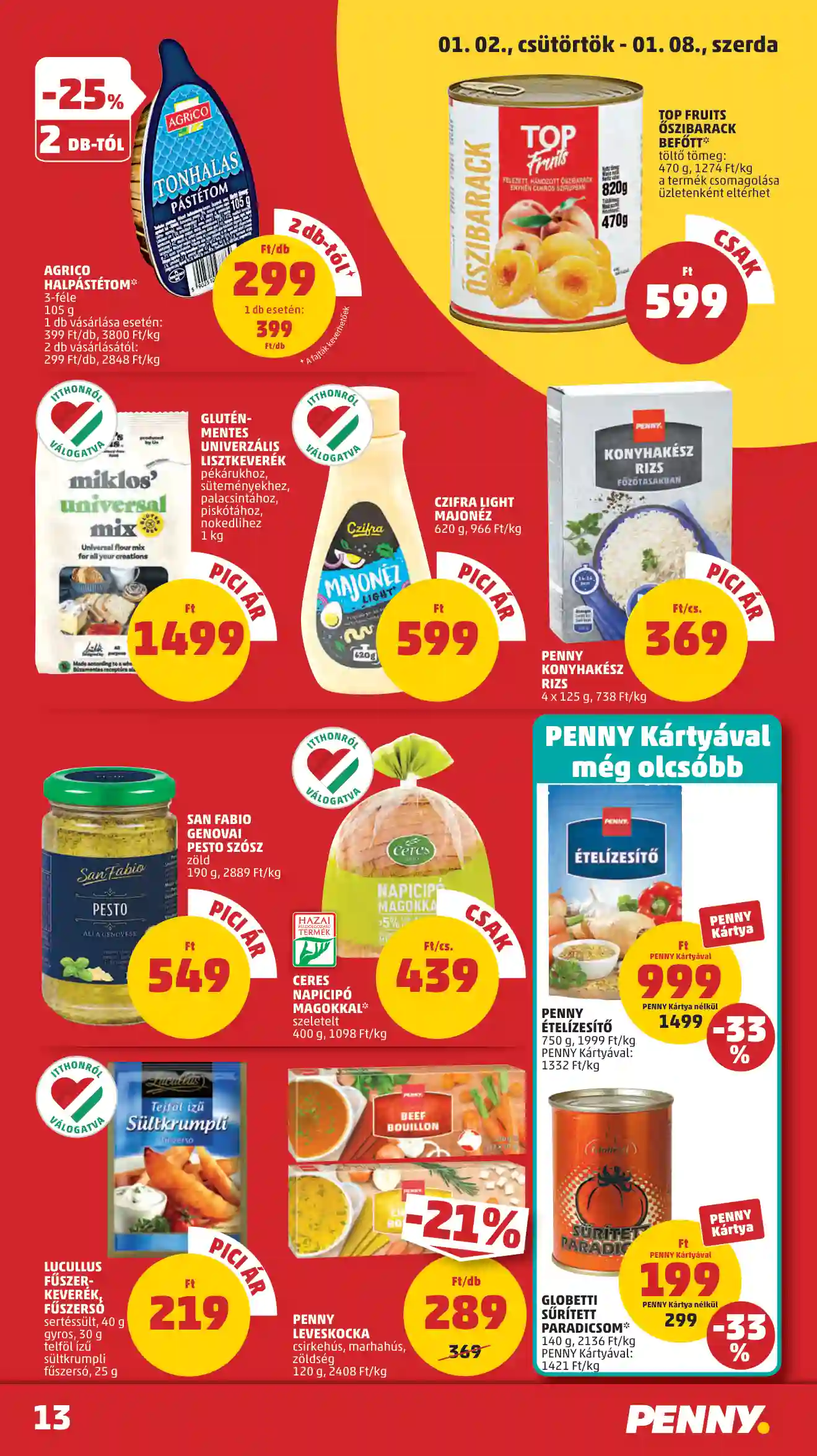 Penny akciós újság 1. hét (9 oldal)
