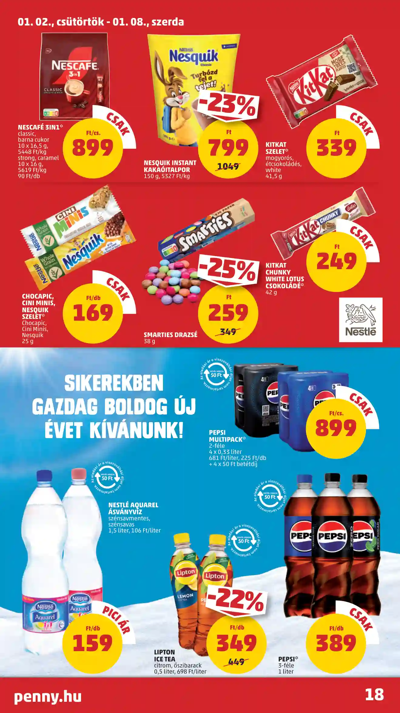 Penny akciós újság 1. hét (15 oldal)
