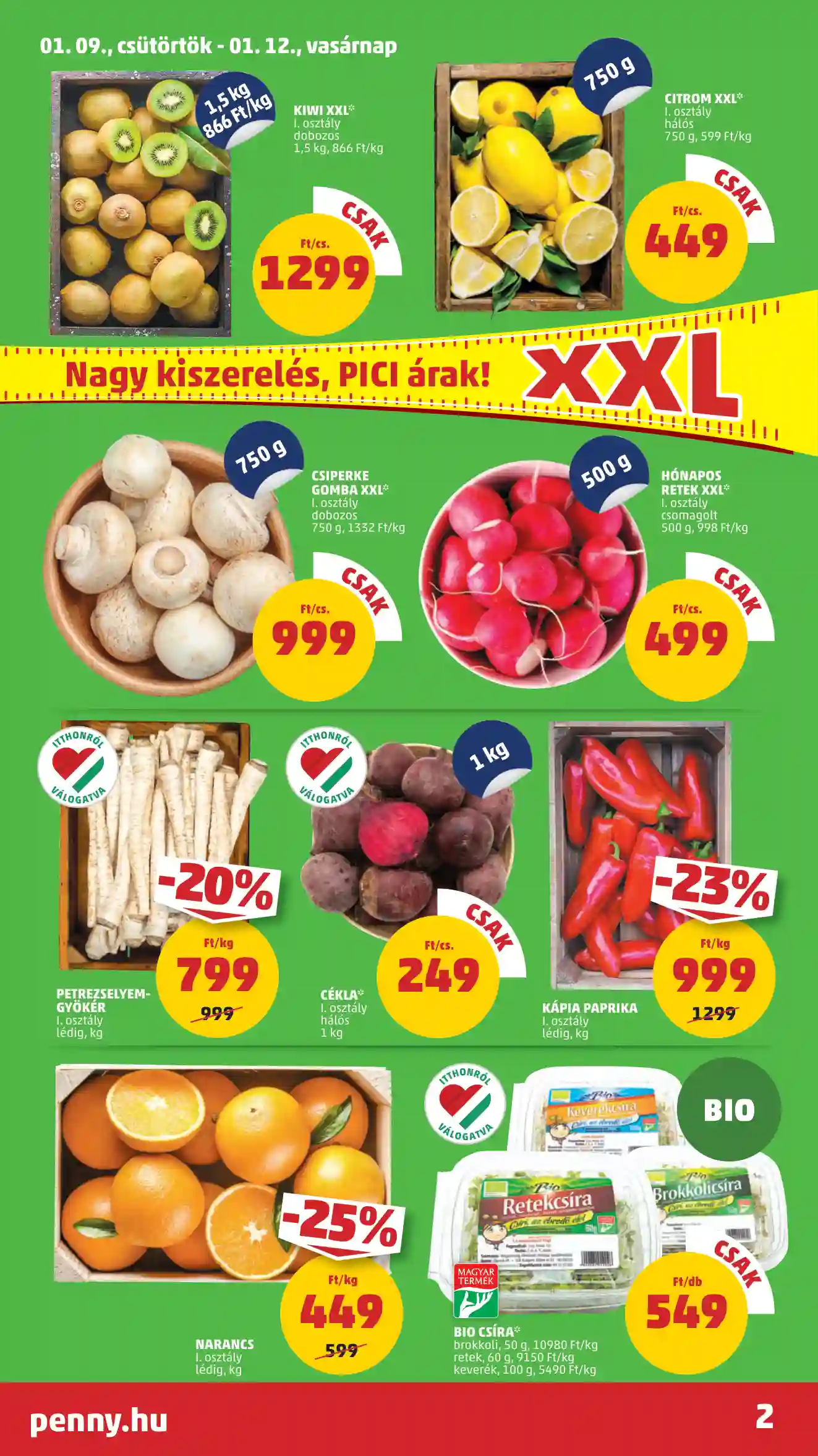 Penny akciós újság 2. hét (2 oldal)