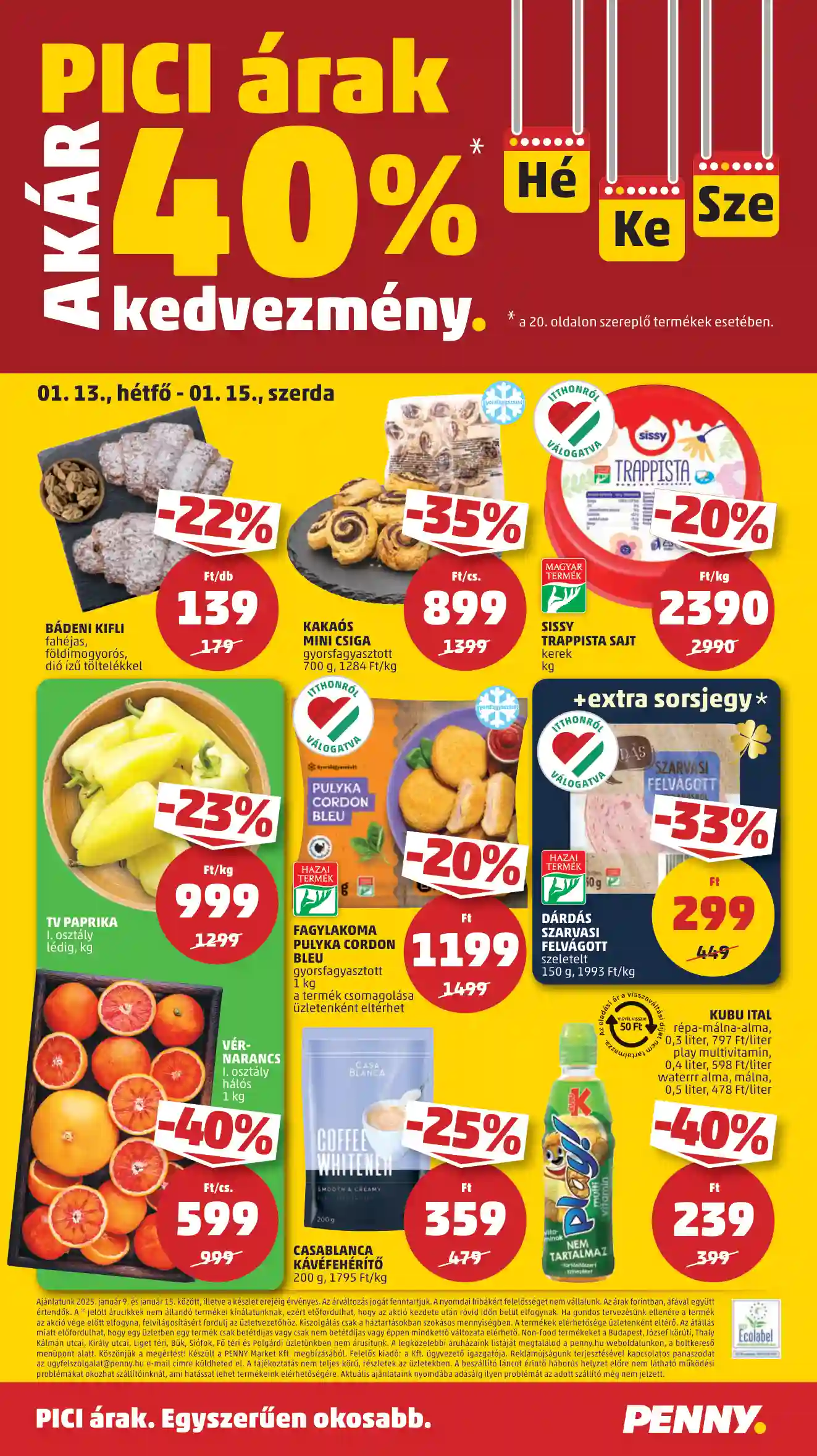 Penny akciós újság 2. hét (17 oldal)