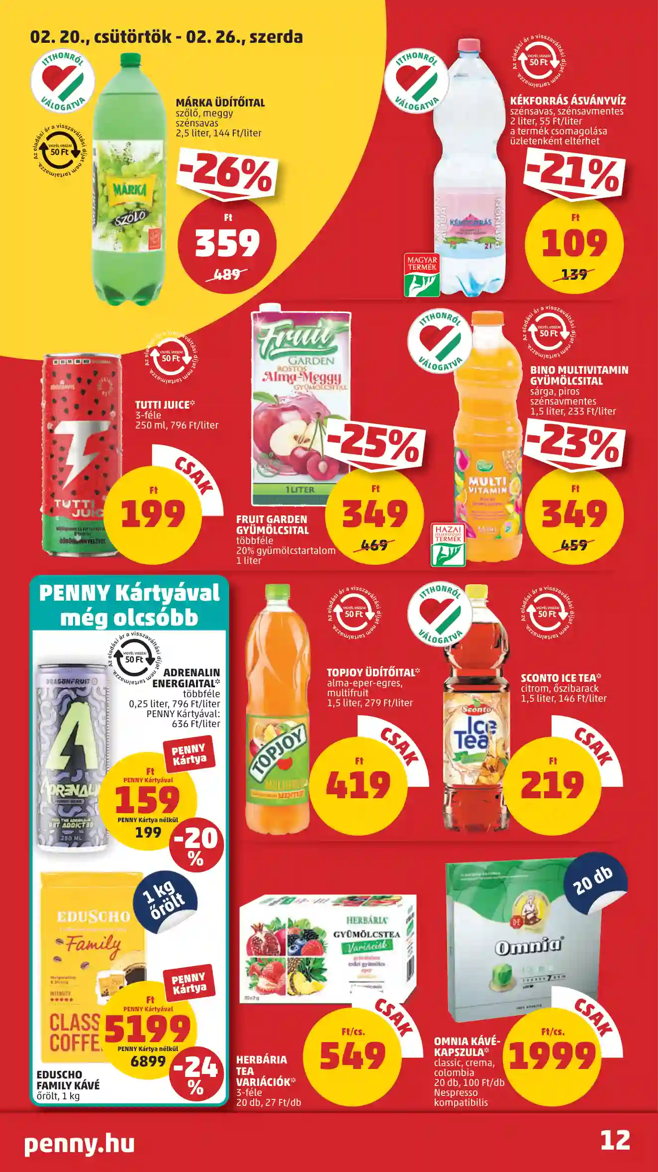 Penny akciós újság 8. hét (8 oldal)