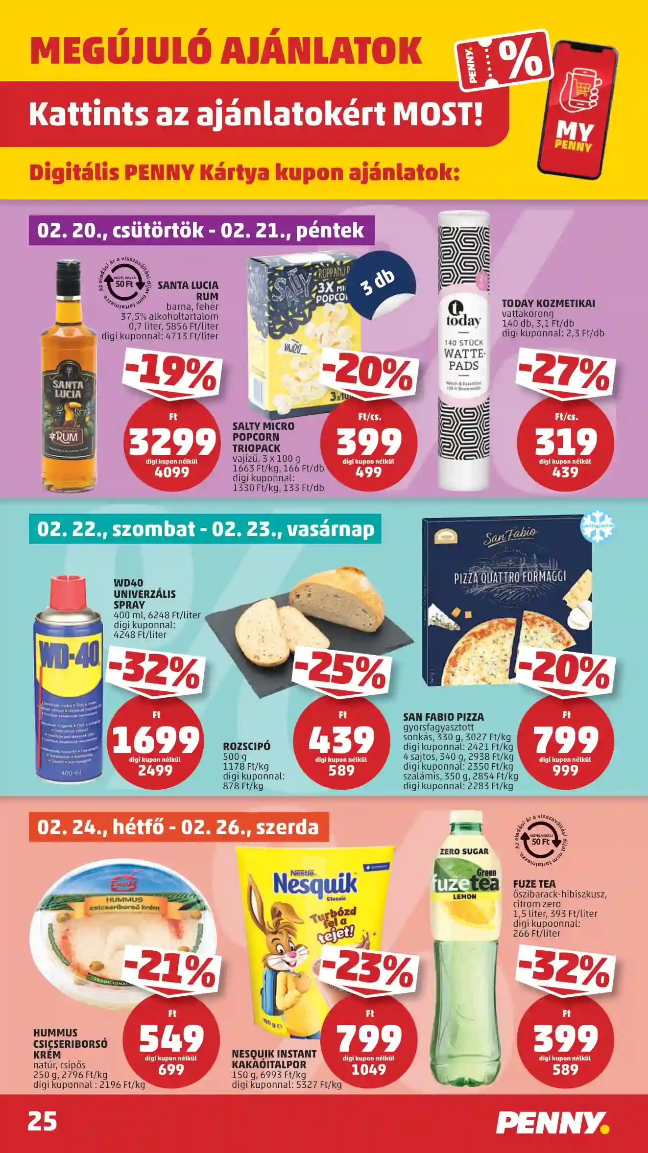 Penny akciós újság 8. hét (22 oldal)